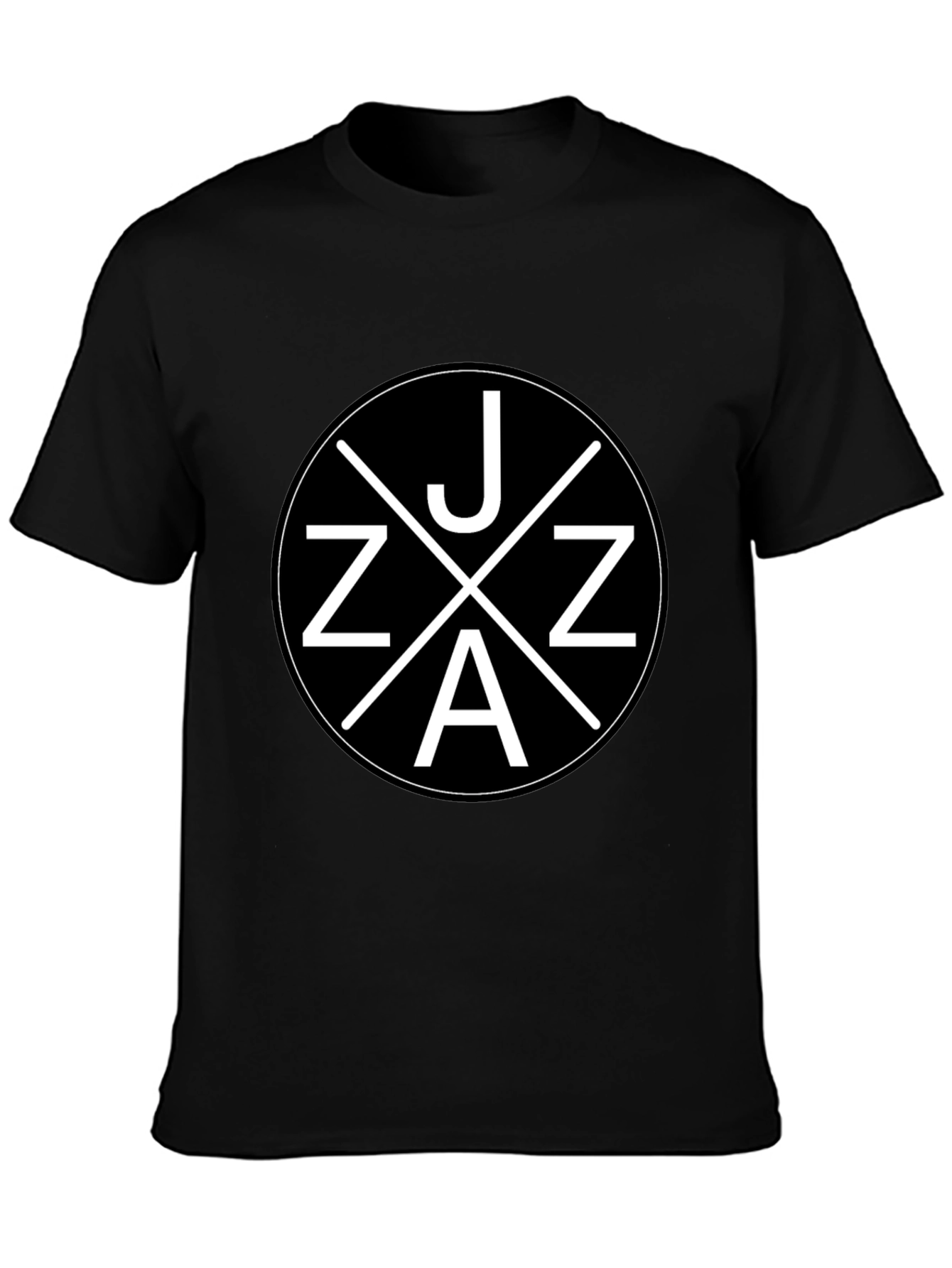JAZZ Graphic Tee - Unisex Black Cotton T-Shirt