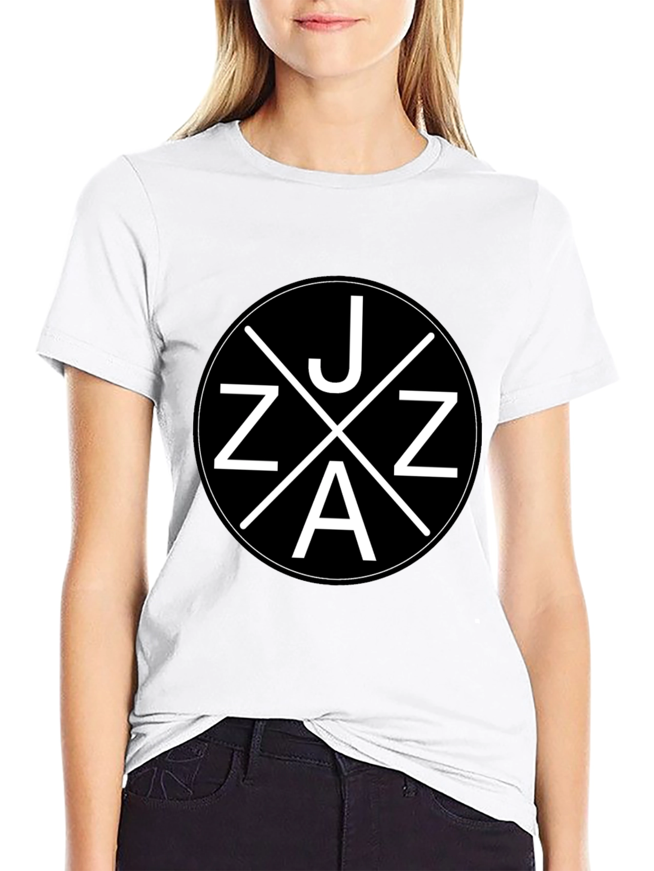 JAZZ Graphic Tee - Unisex Black Cotton T-Shirt