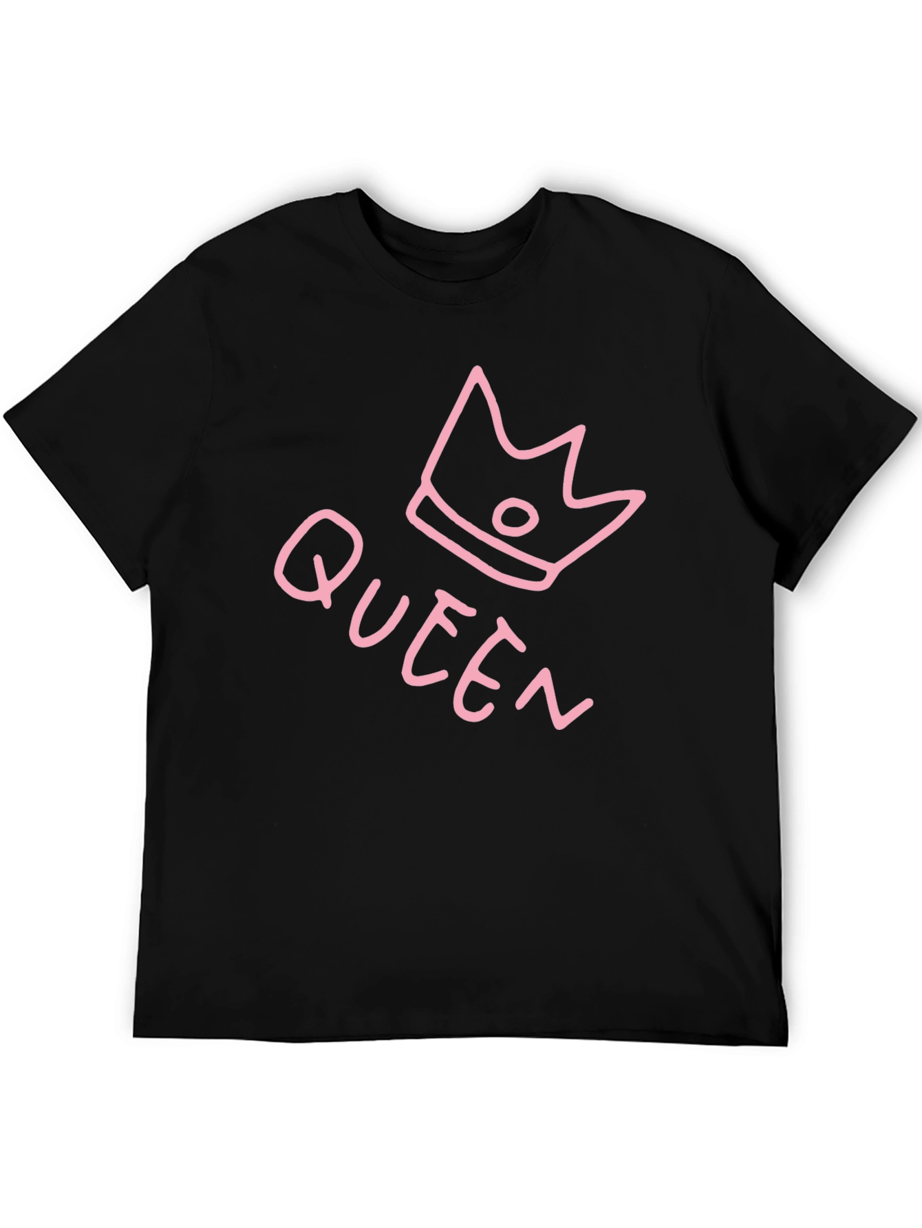 Queen Crown Graphic T-Shirt - Trendy Casual Wear