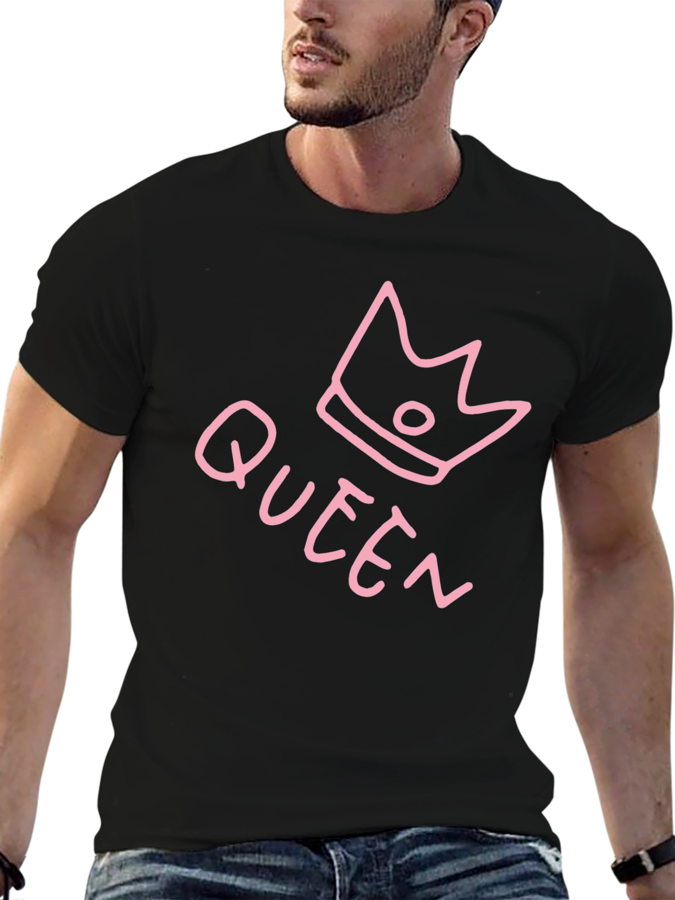 Queen Crown Graphic T-Shirt - Trendy Casual Wear