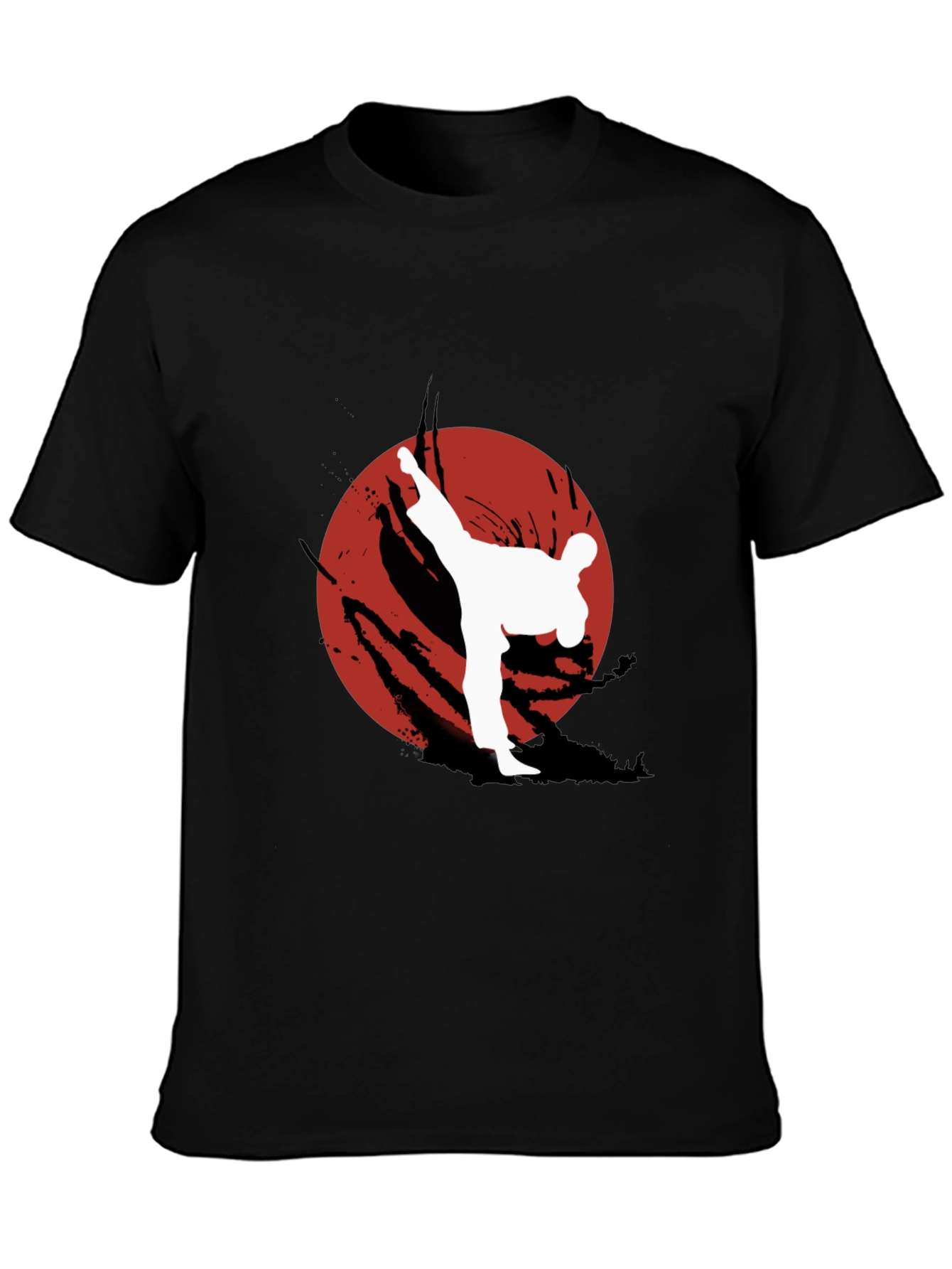 Karate Kick T-Shirt - Martial Arts Graphic Tee