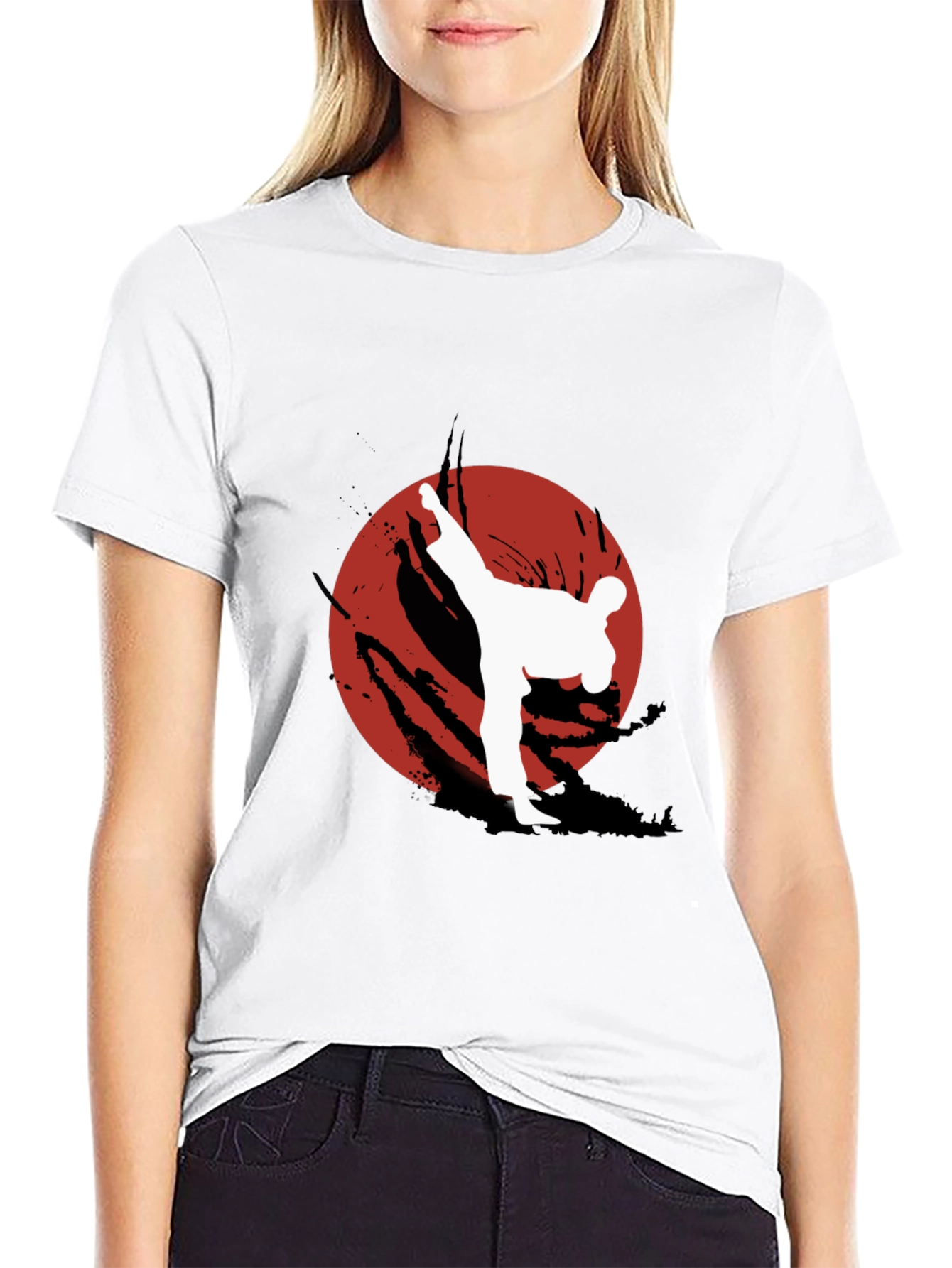Karate Kick T-Shirt - Martial Arts Graphic Tee