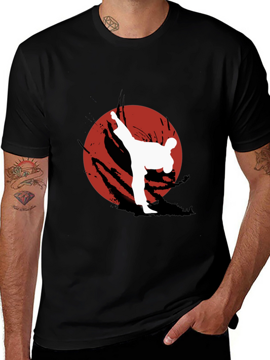 Karate Kick T-Shirt - Martial Arts Graphic Tee