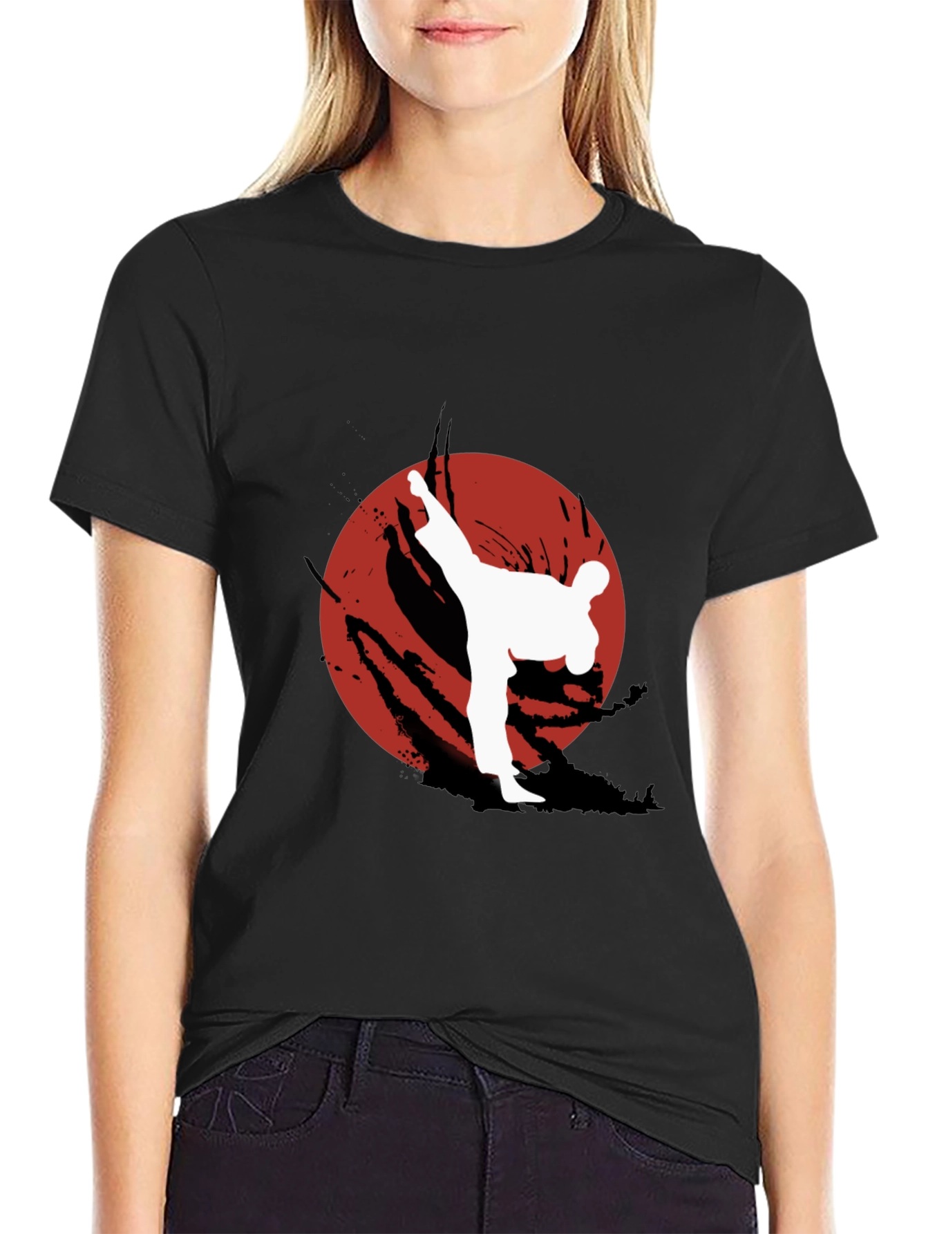 Karate Kick T-Shirt - Martial Arts Graphic Tee