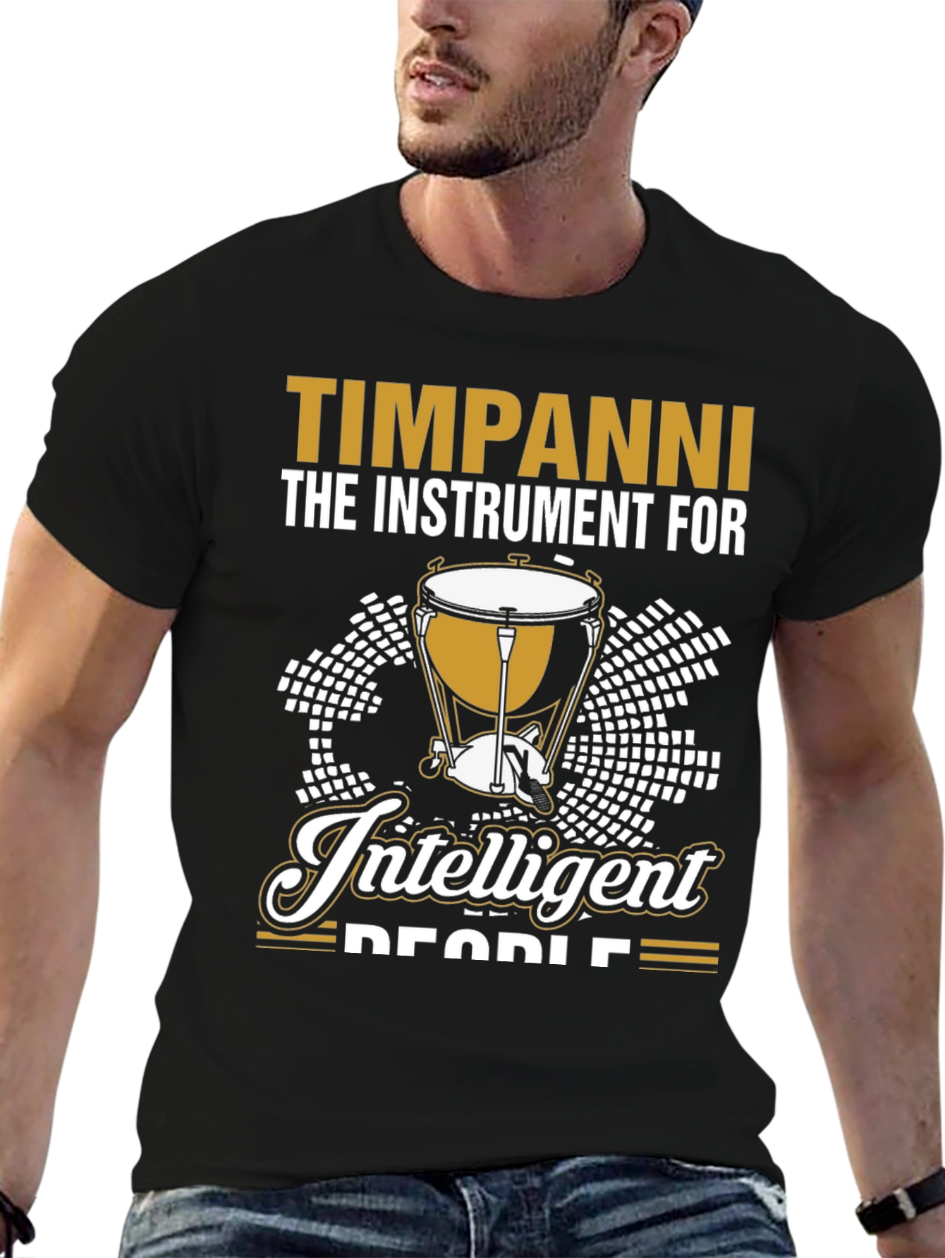 Timpani Instrument T-Shirt for Intelligent People