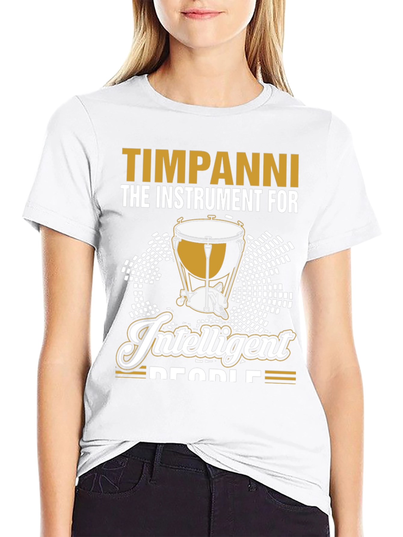 Timpani Instrument T-Shirt for Intelligent People