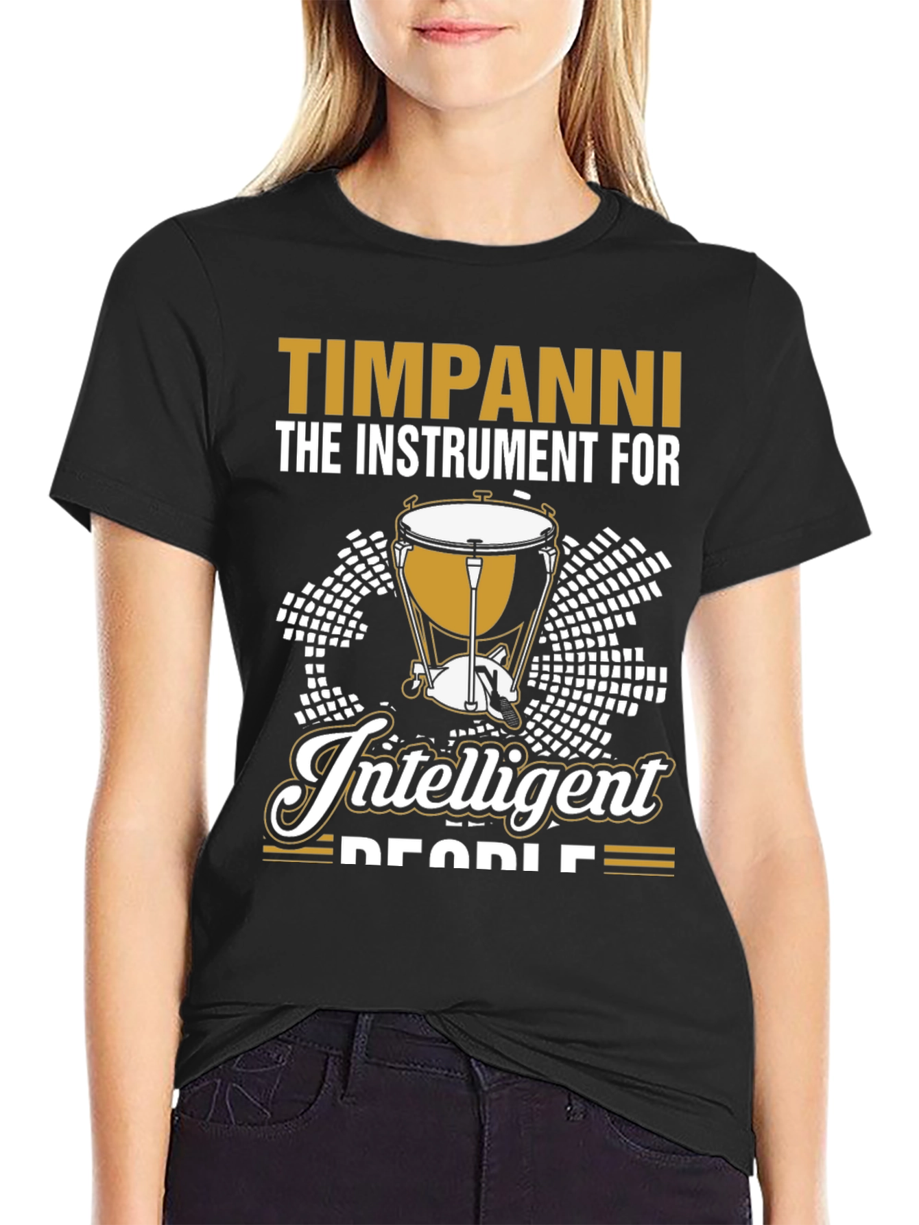 Timpani Instrument T-Shirt for Intelligent People
