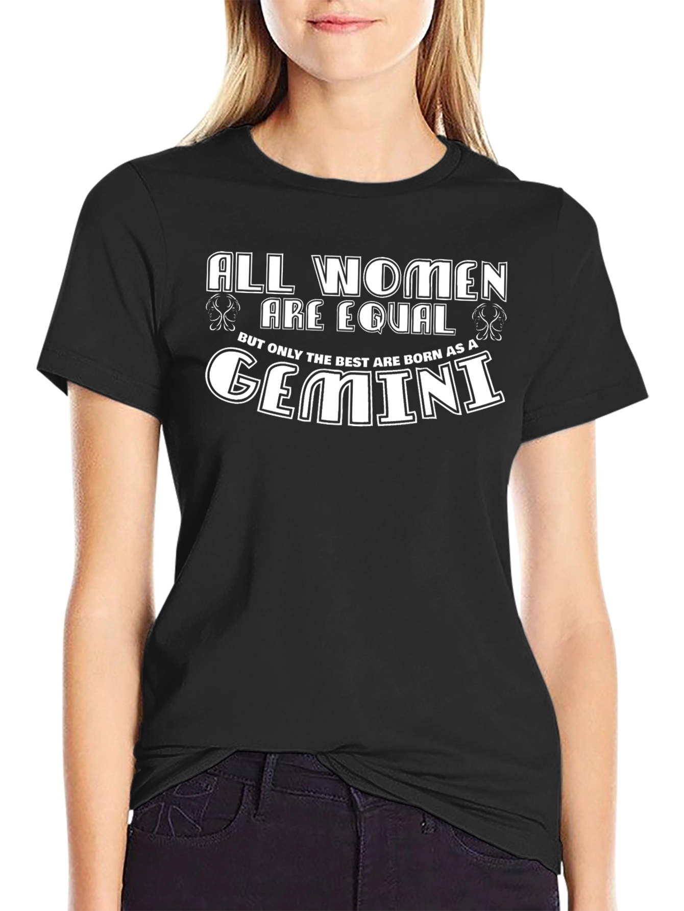 Gemini Zodiac Womens Graphic Tee - Birthday Gift