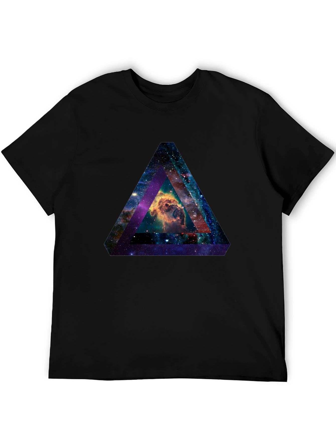 Nebula Triangle Graphic T-Shirt