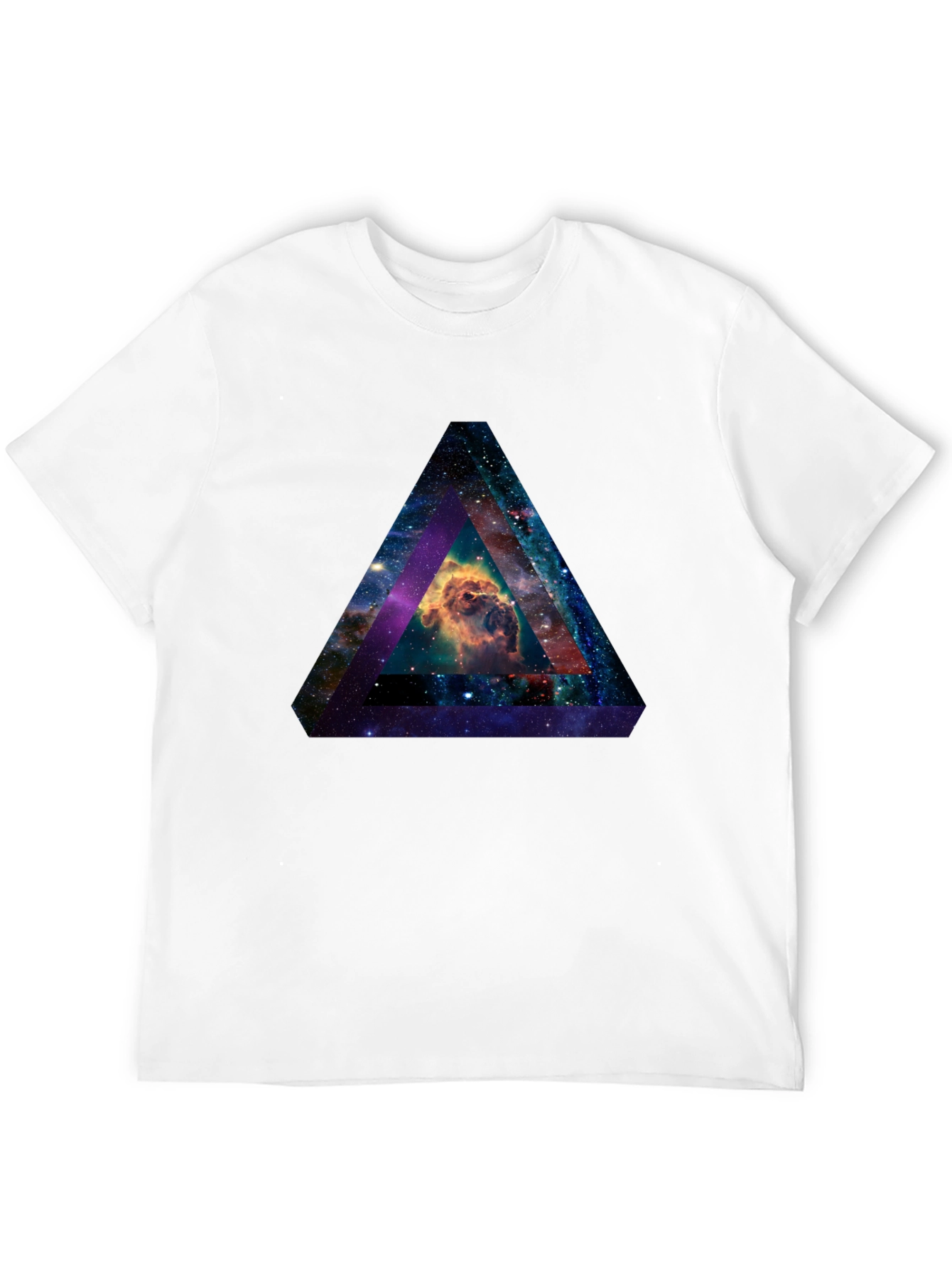 Nebula Triangle Graphic T-Shirt