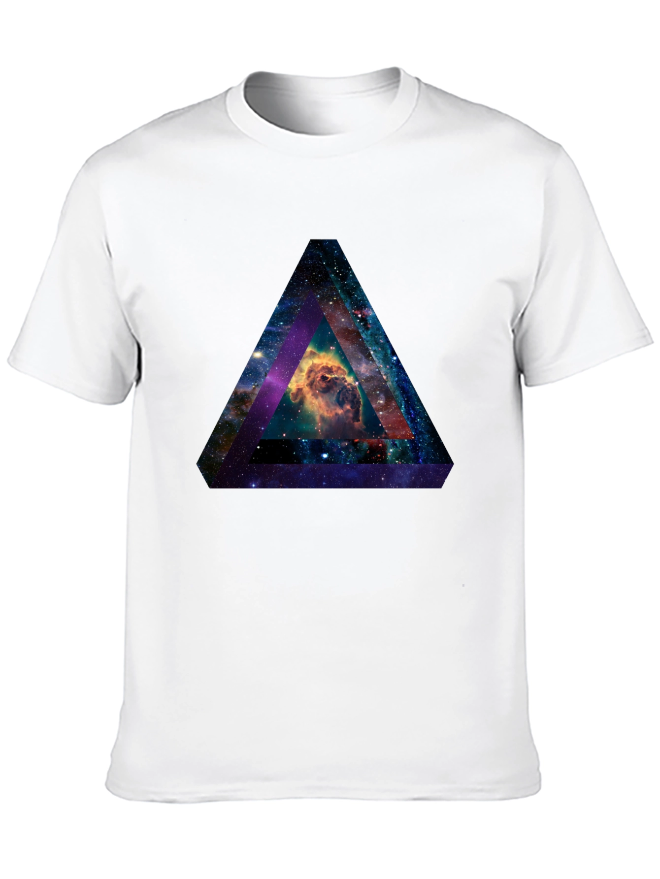Nebula Triangle Graphic T-Shirt