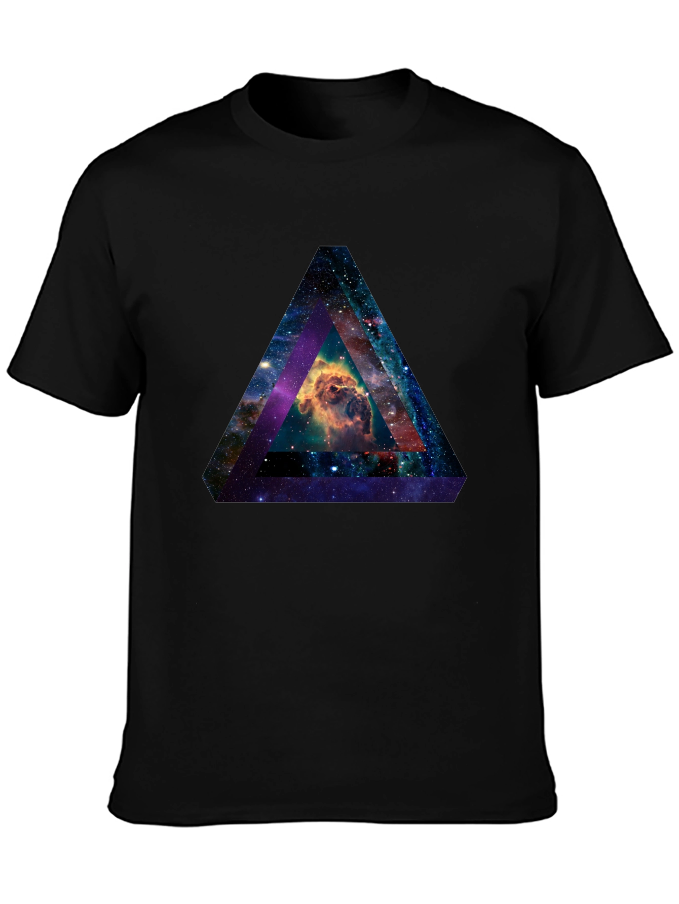 Nebula Triangle Graphic T-Shirt