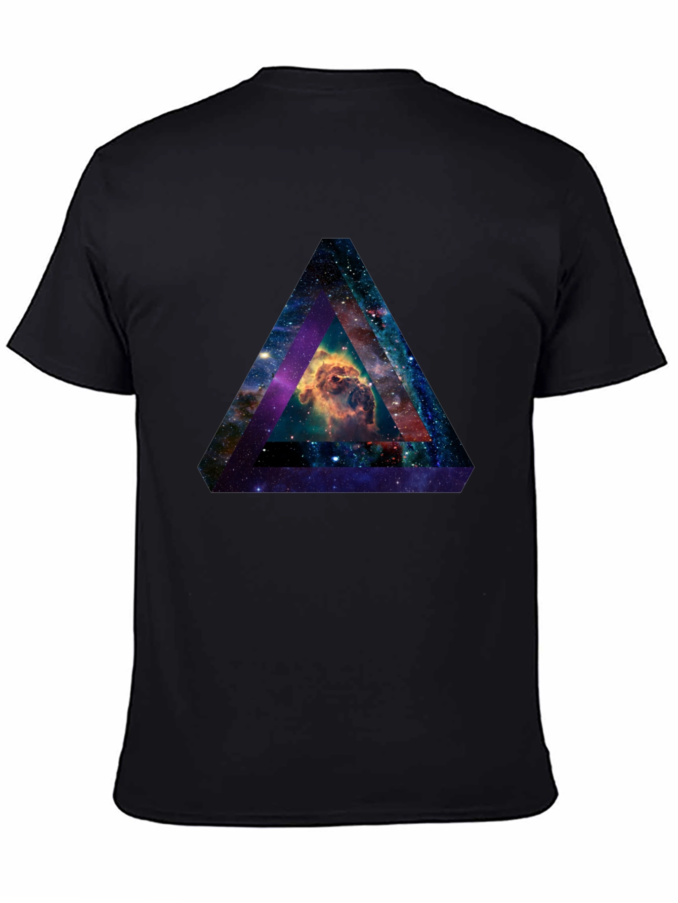 Nebula Triangle Graphic T-Shirt