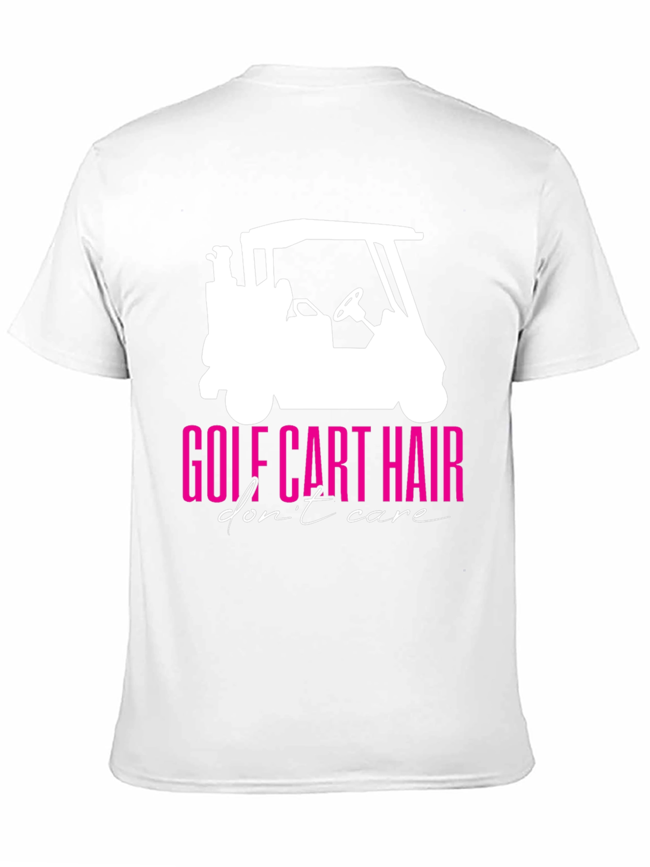 Golf Cart Hair Dont Care Graphic Tee