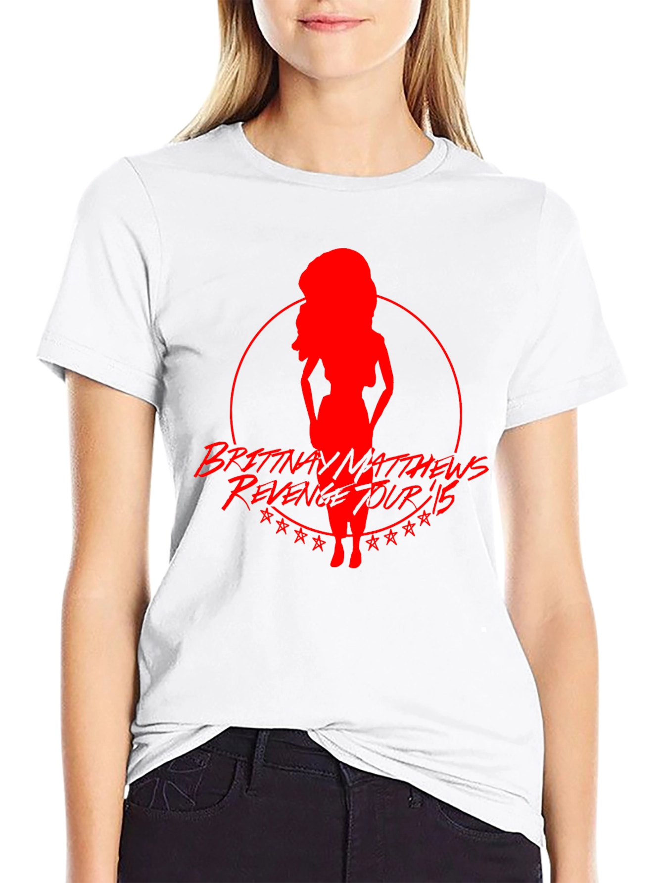 Brittany Matthews Revenge Tour 15 Black T-Shirt