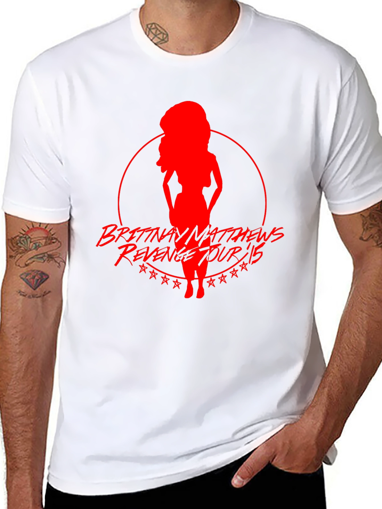 Brittany Matthews Revenge Tour 15 Black T-Shirt