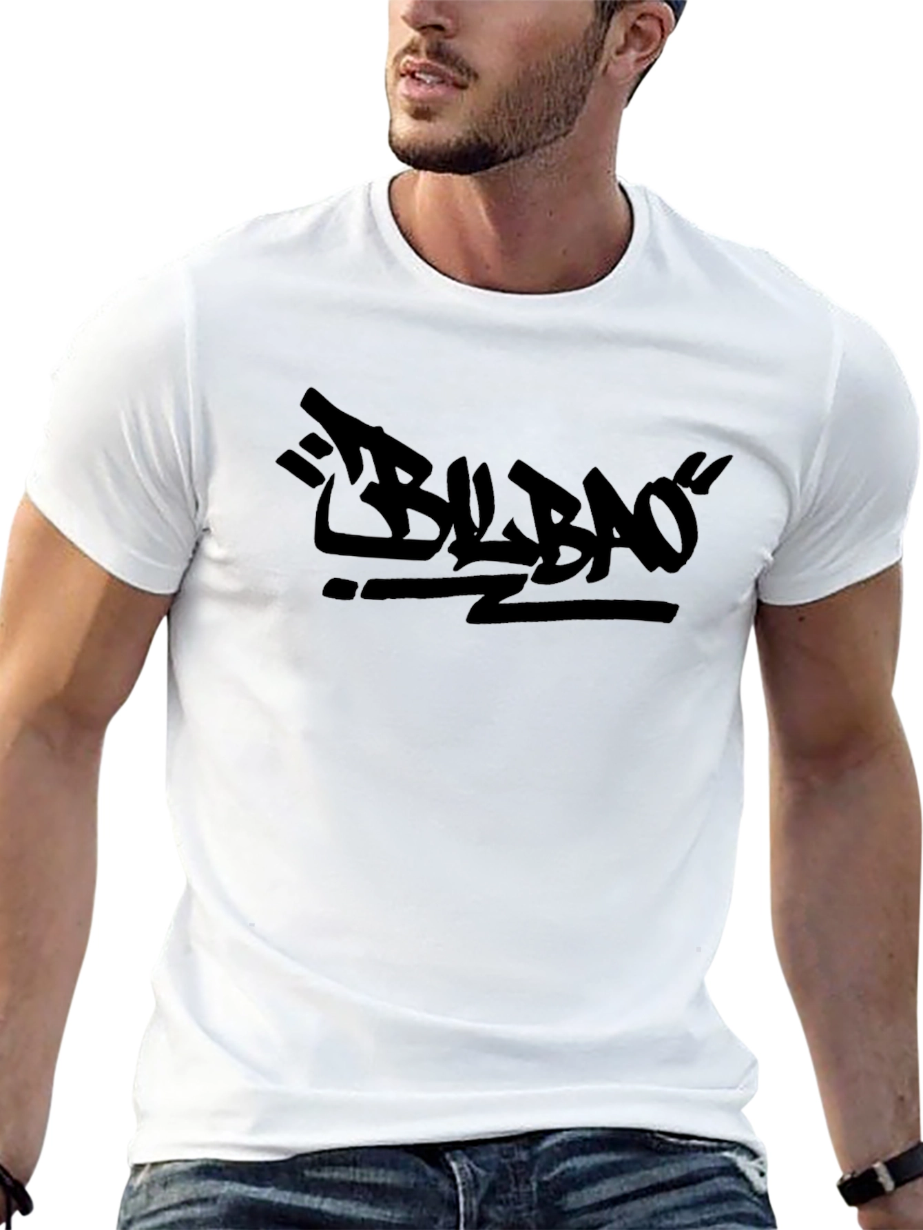 Urban Bilbao Black Graphic Tee