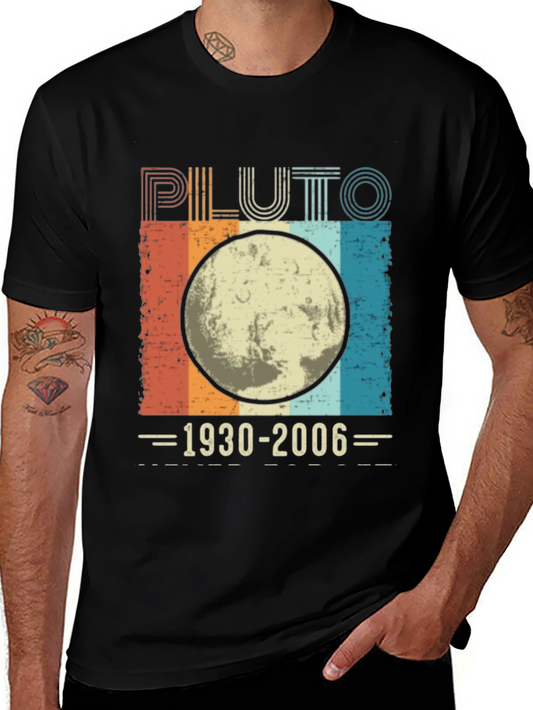 Retro Pluto 1930-2006 Graphic Tee - Space Fan T-Shirt