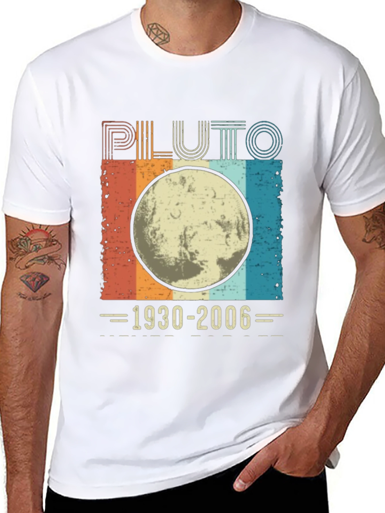 Retro Pluto 1930-2006 Graphic Tee - Space Fan T-Shirt