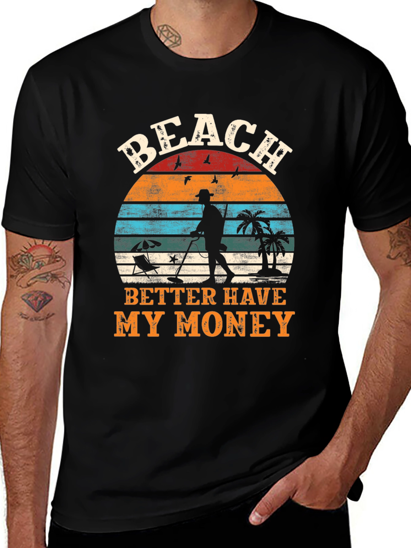 Beach Better Have My Money Graphic T-Shirt