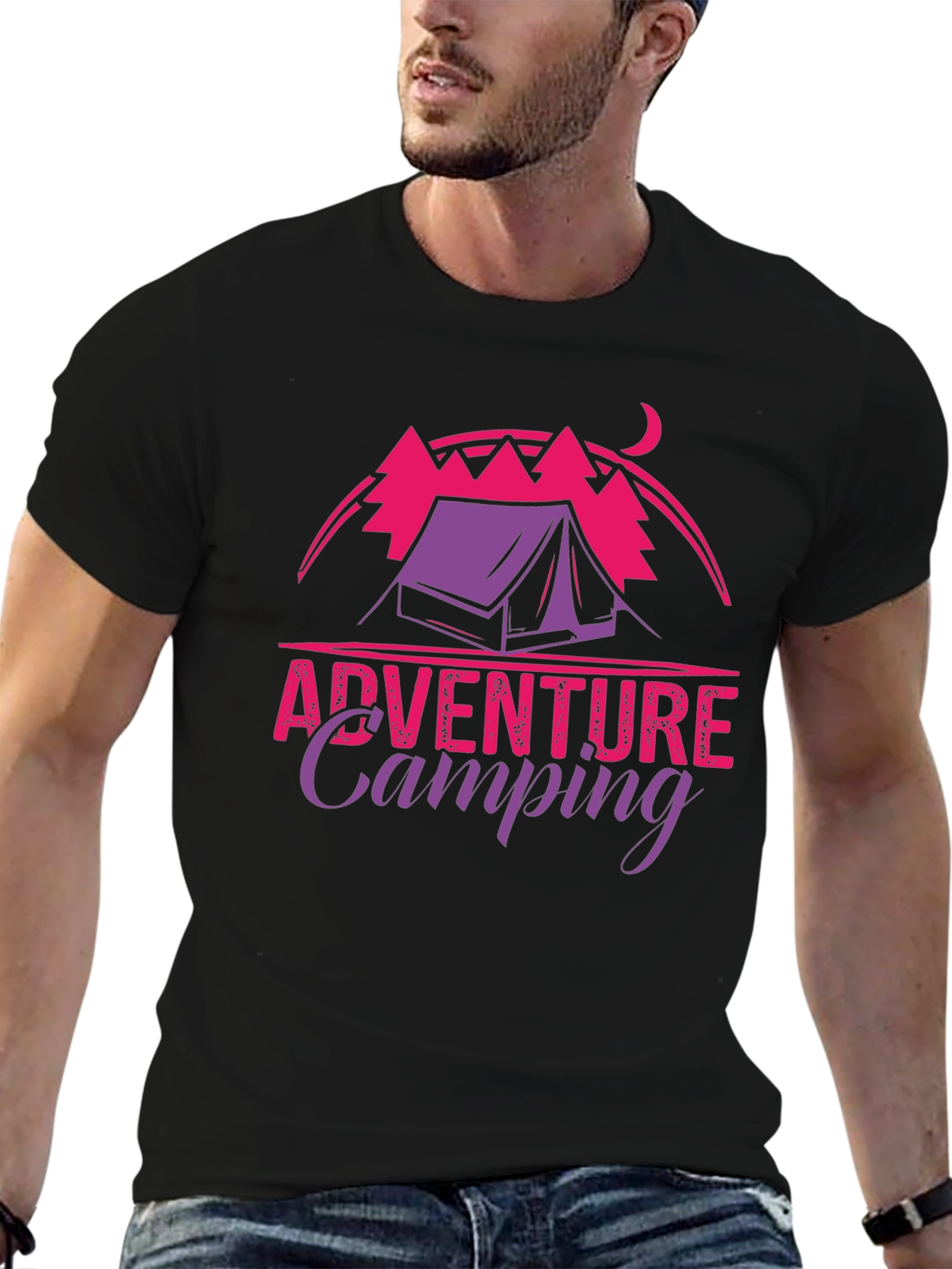 Adventure Camping Graphic Tee - Outdoor T-Shirt