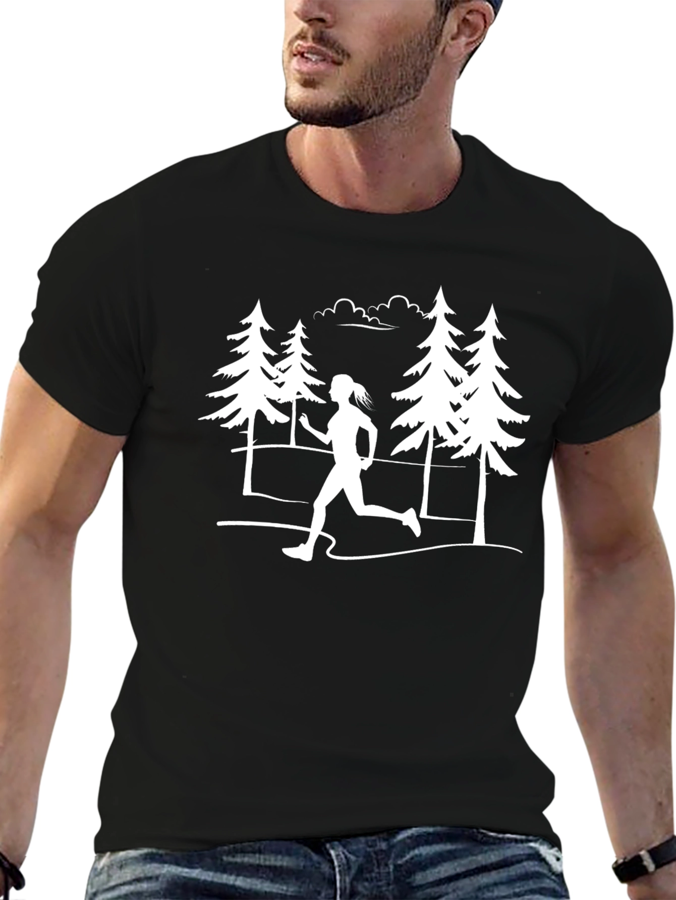 Trail Runner T-Shirt - Nature Inspired Graphic Tee