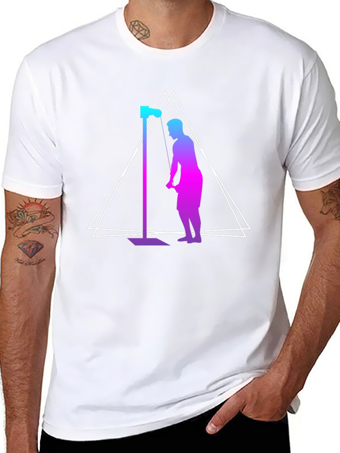 Workout Graphic Tee - Fitness Apparel