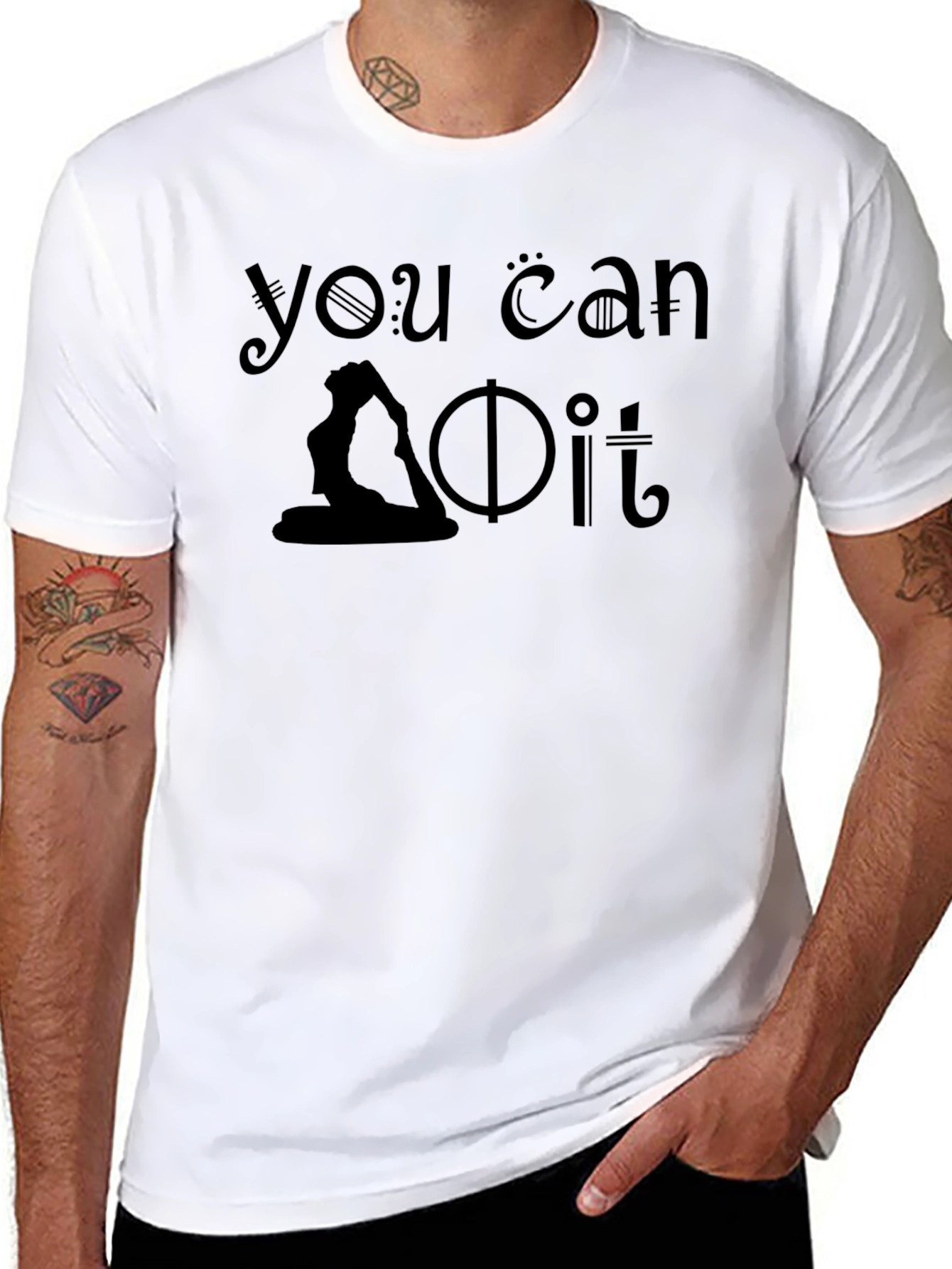 You Can Do It Yoga Silhouette T-Shirt