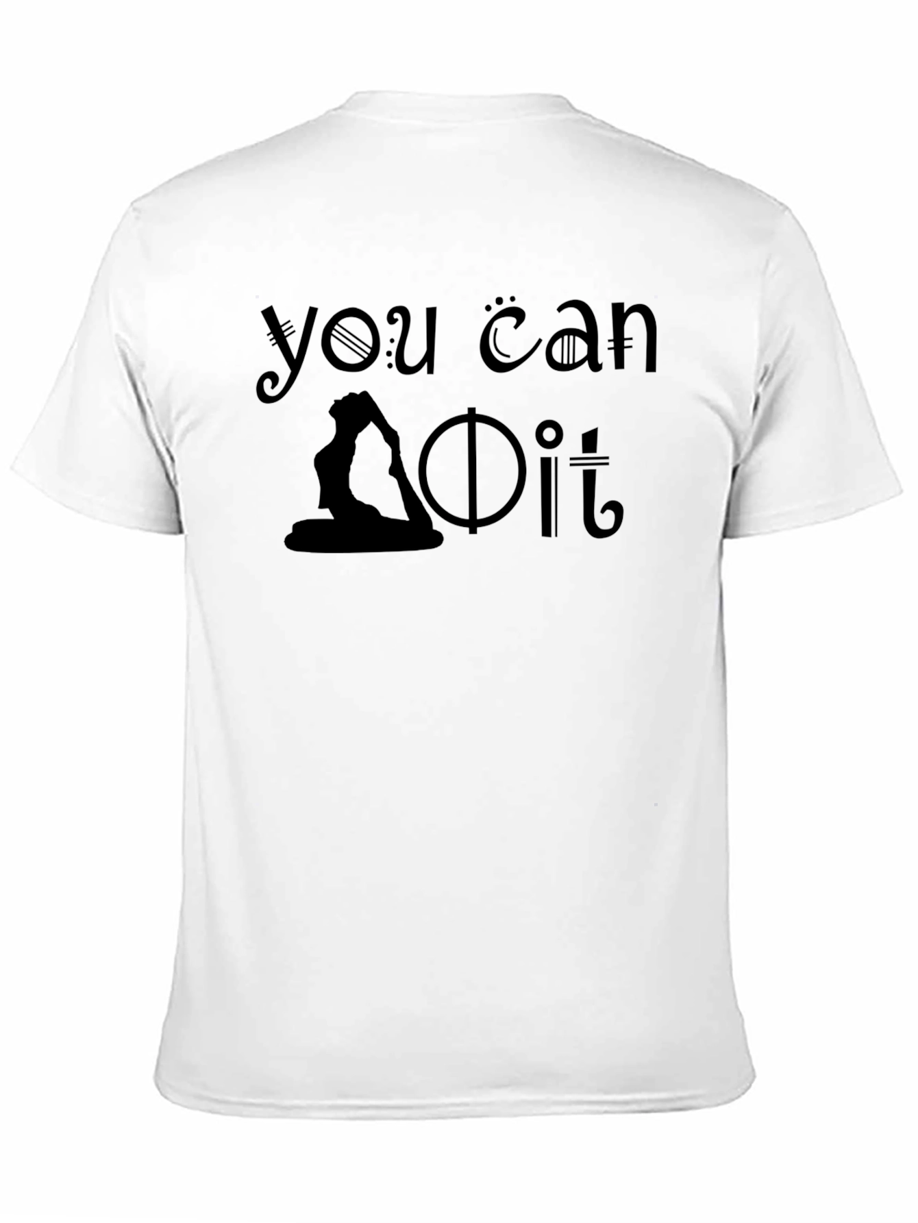 You Can Do It Yoga Silhouette T-Shirt