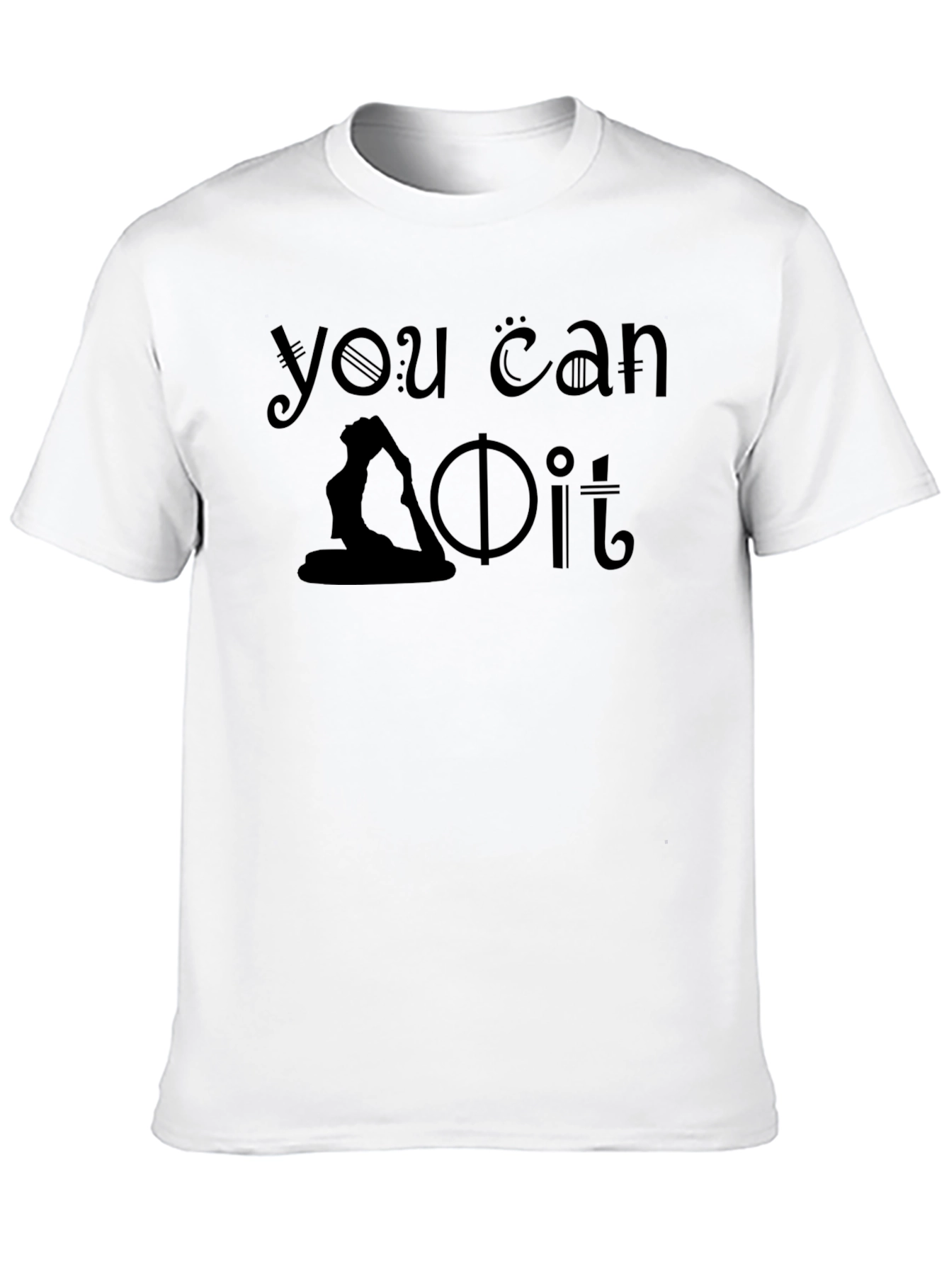 You Can Do It Yoga Silhouette T-Shirt