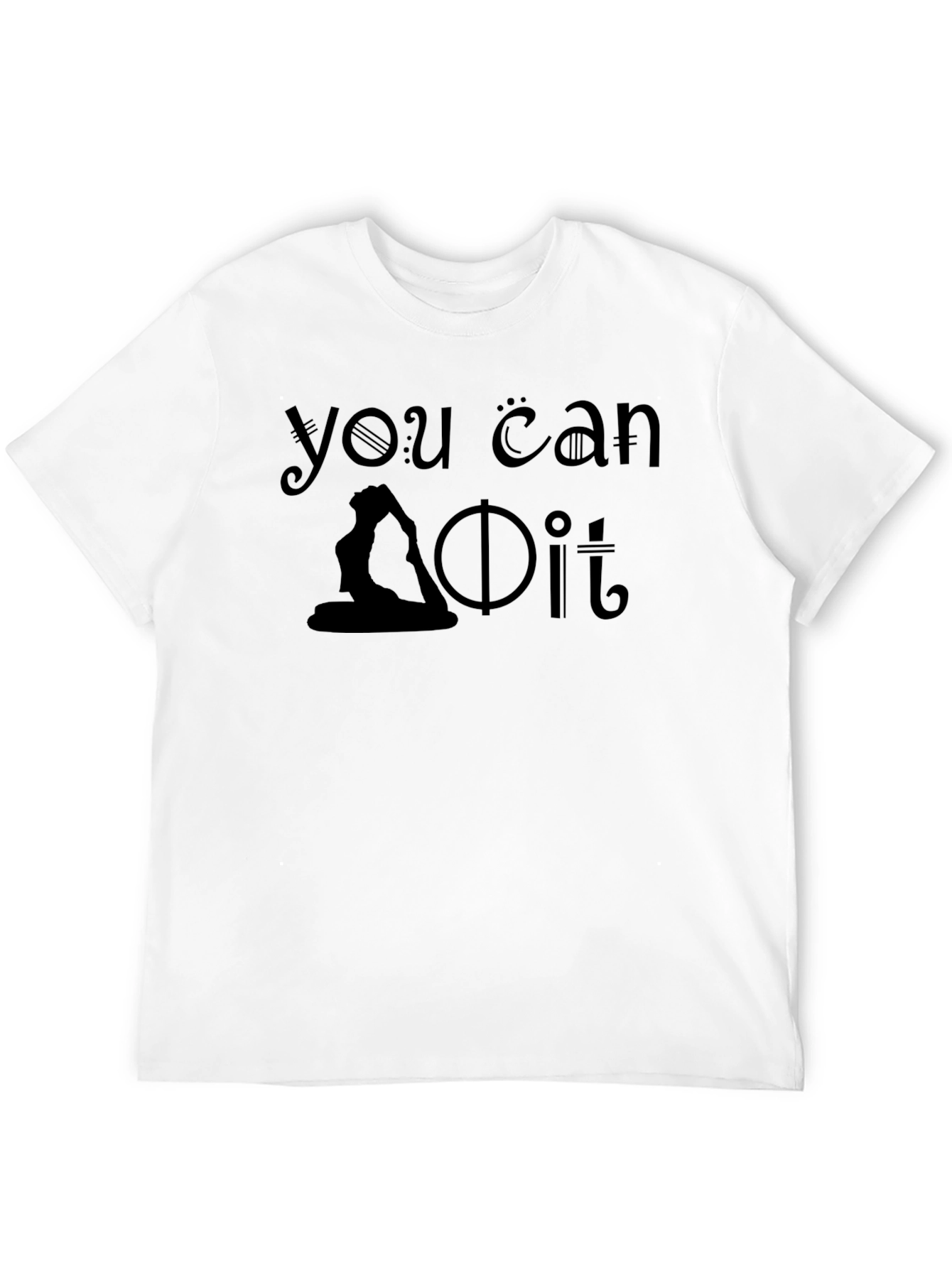 You Can Do It Yoga Silhouette T-Shirt