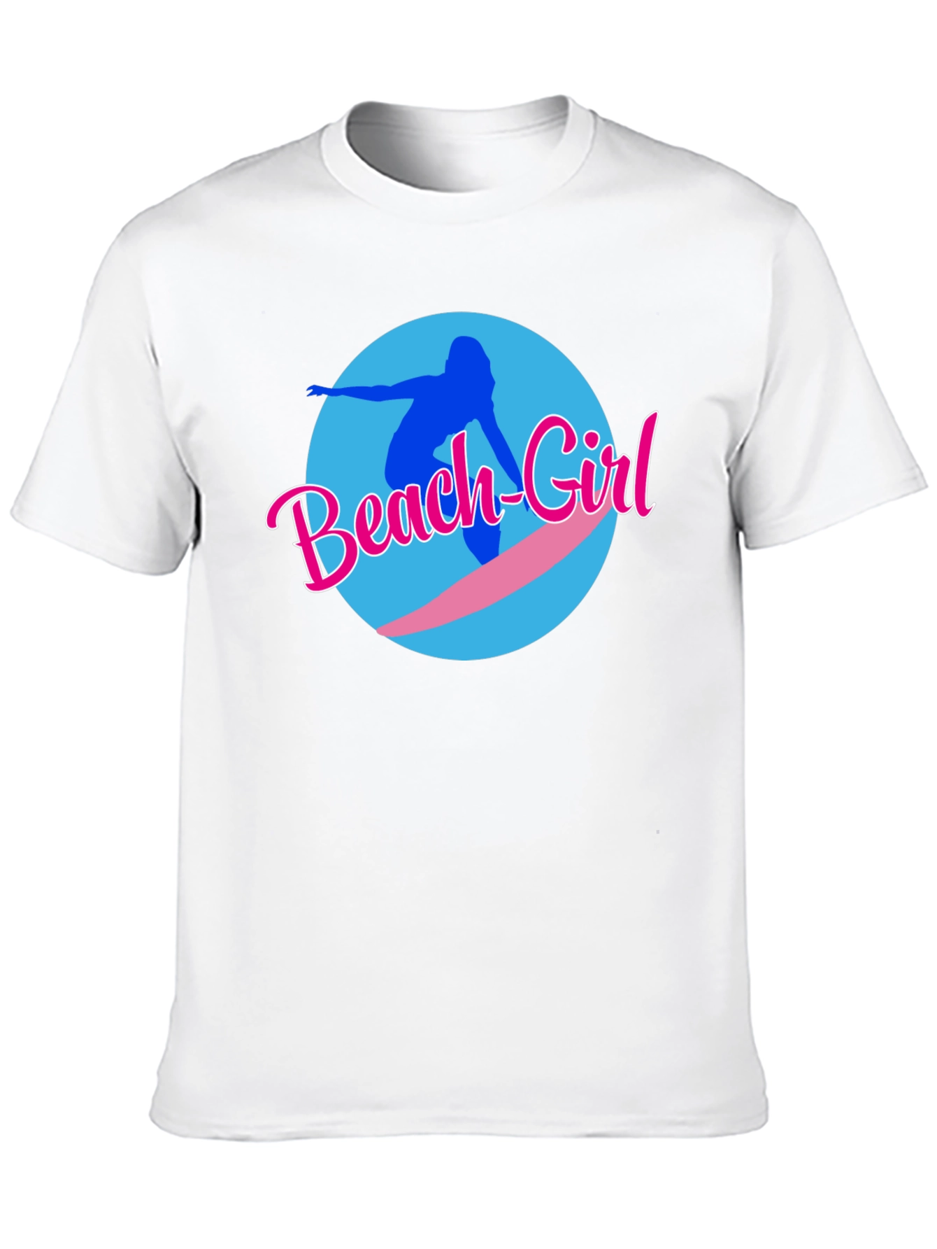 Beach Girl Surfer Graphic T-Shirt