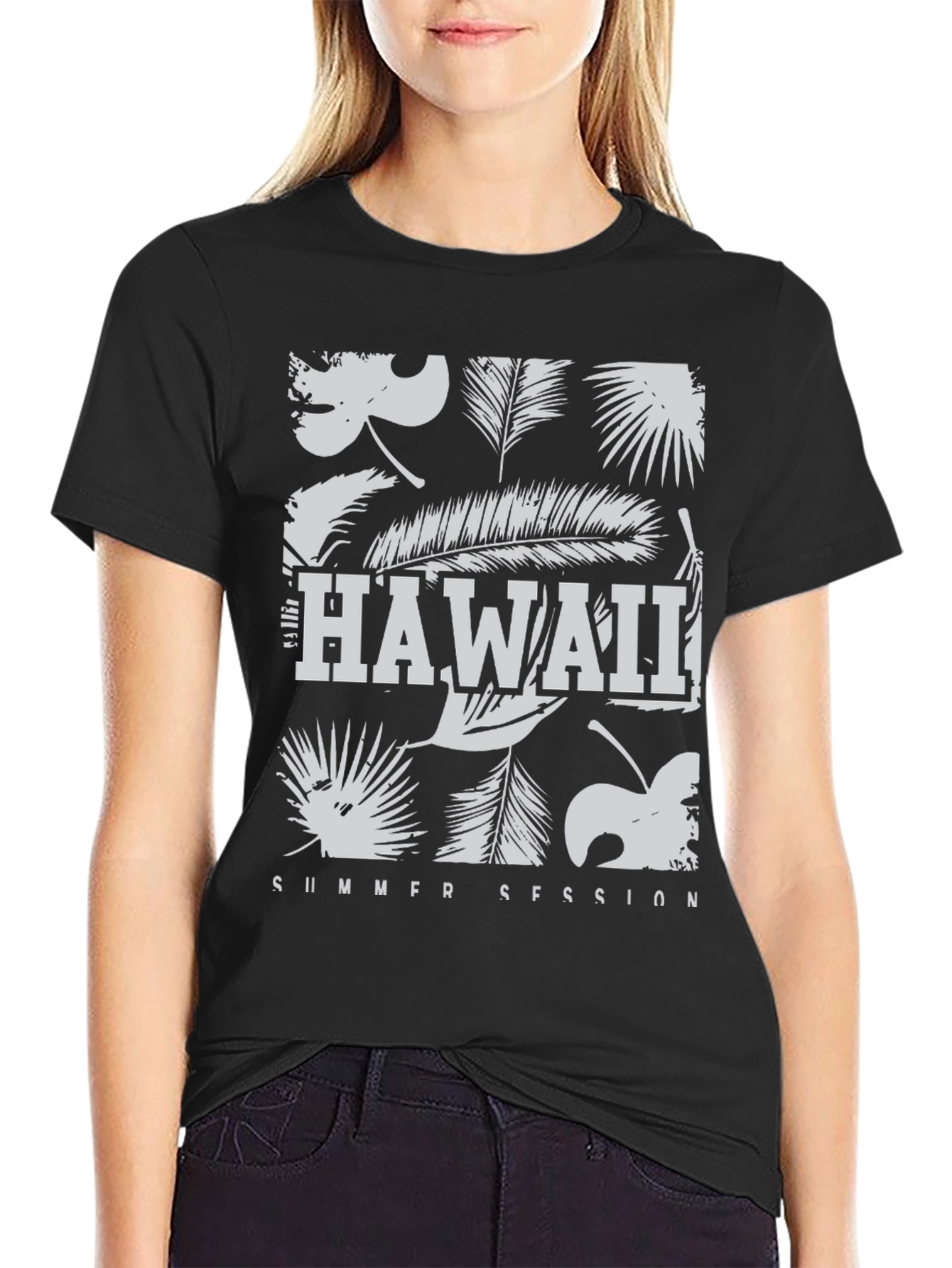 Hawaii Summer Session Graphic Tee - Black