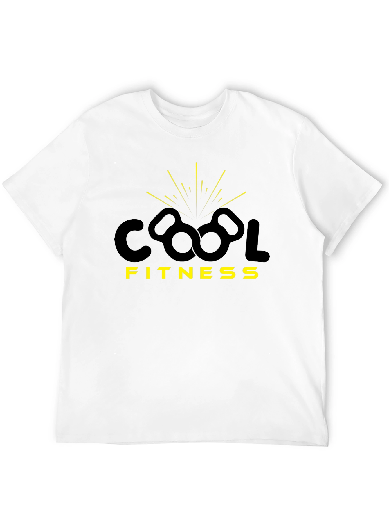 Cool Fitness Graphic Tee - Black