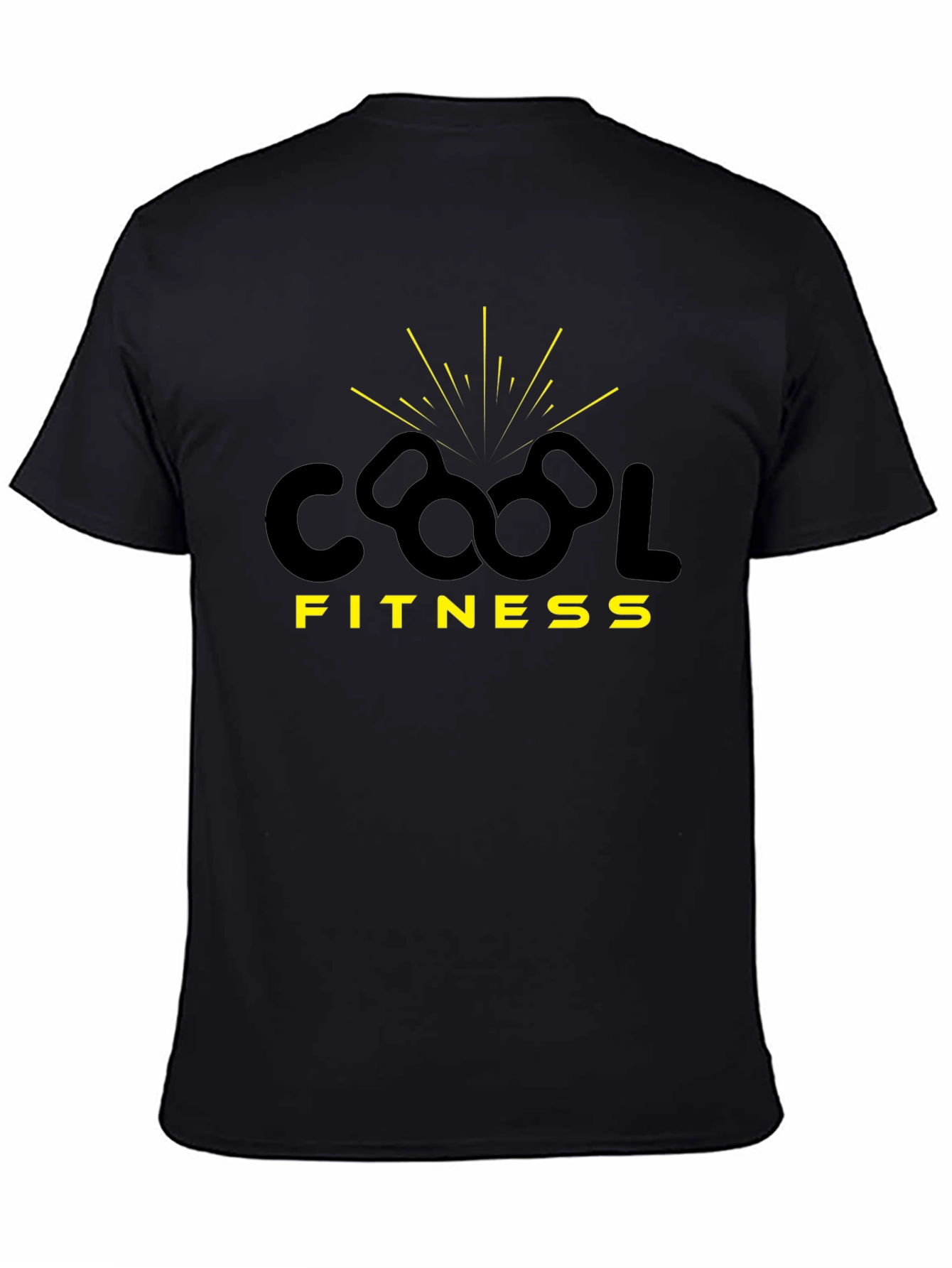 Cool Fitness Graphic Tee - Black
