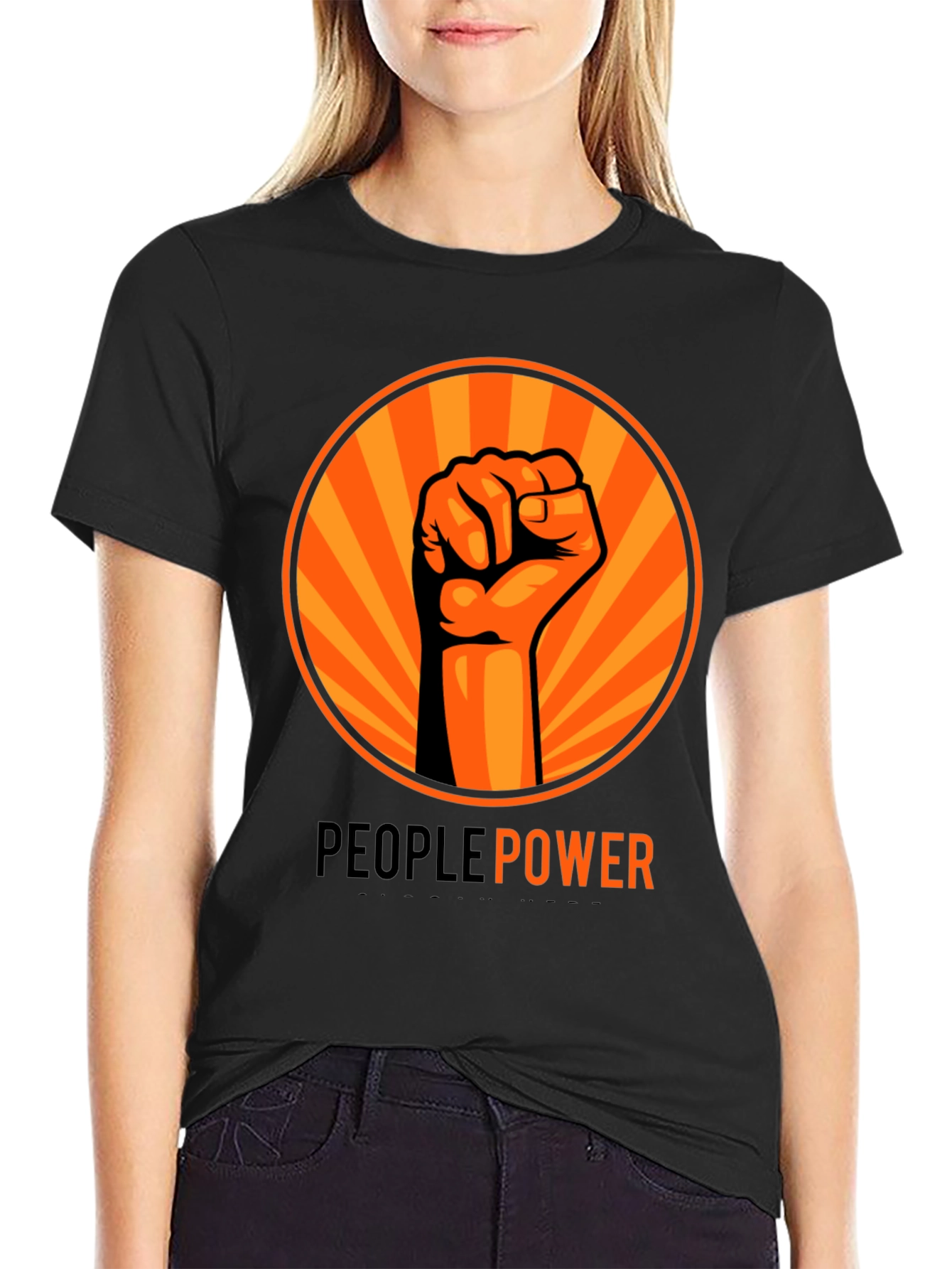 People Power T-Shirt - Fist Graphic