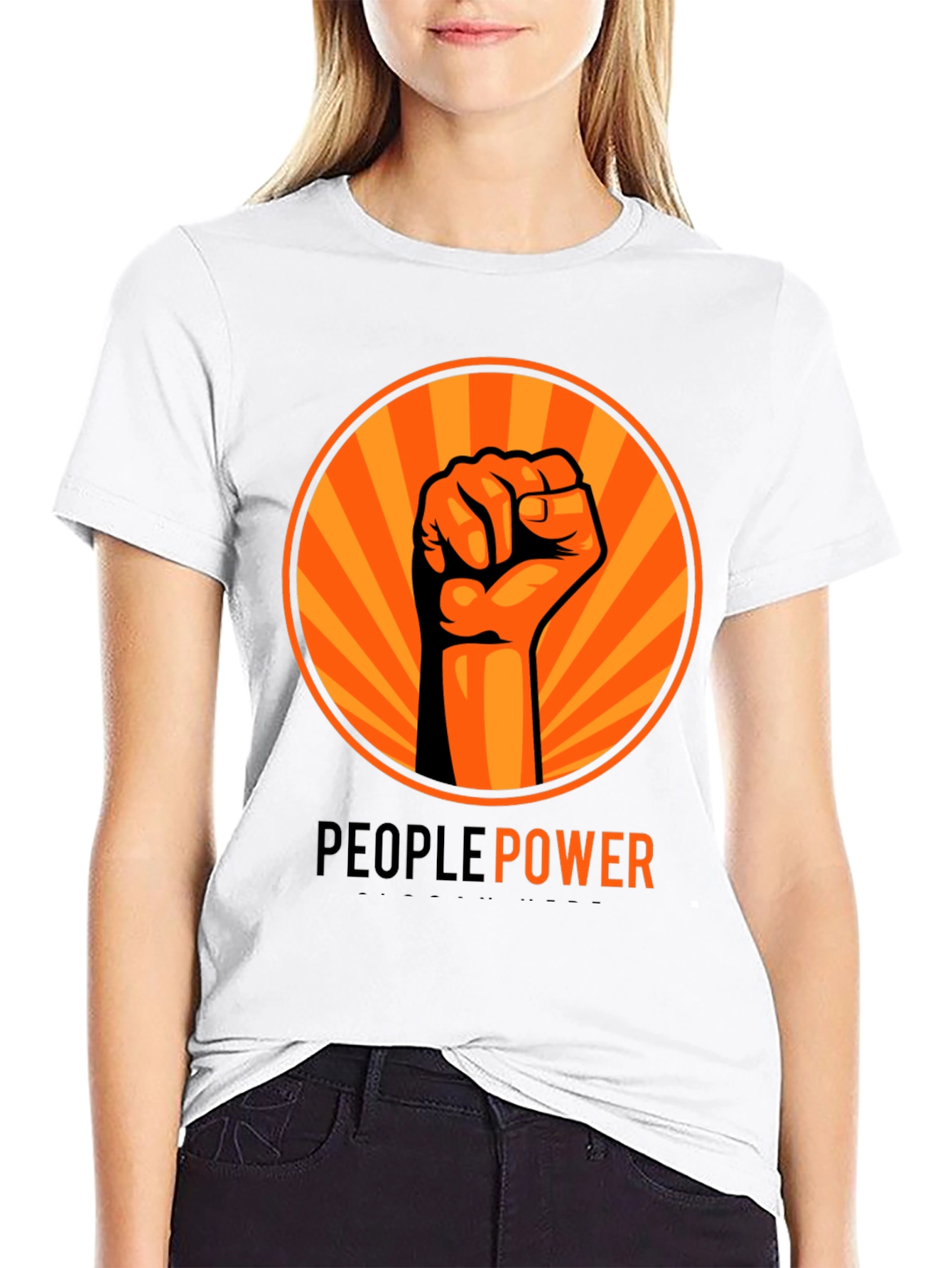 People Power T-Shirt - Fist Graphic