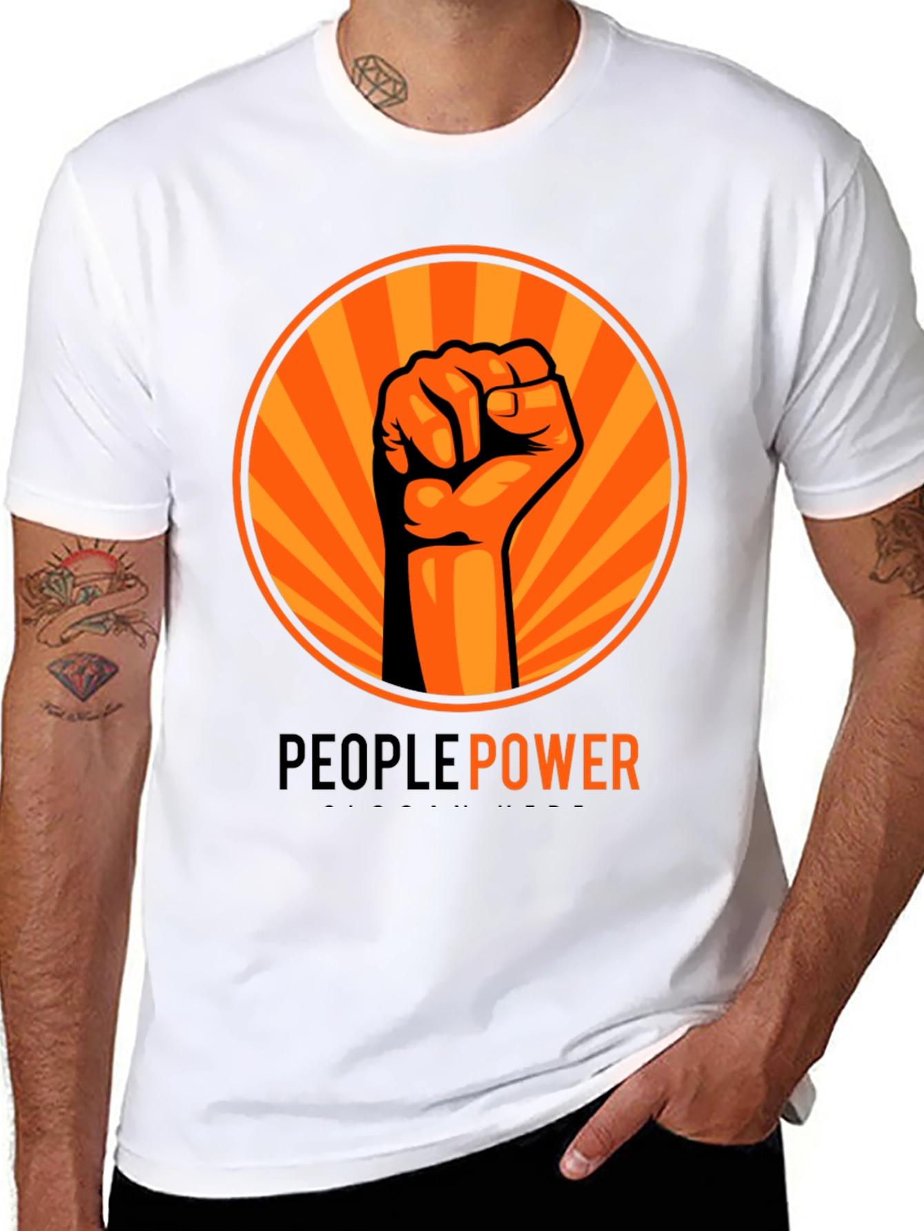 People Power T-Shirt - Fist Graphic