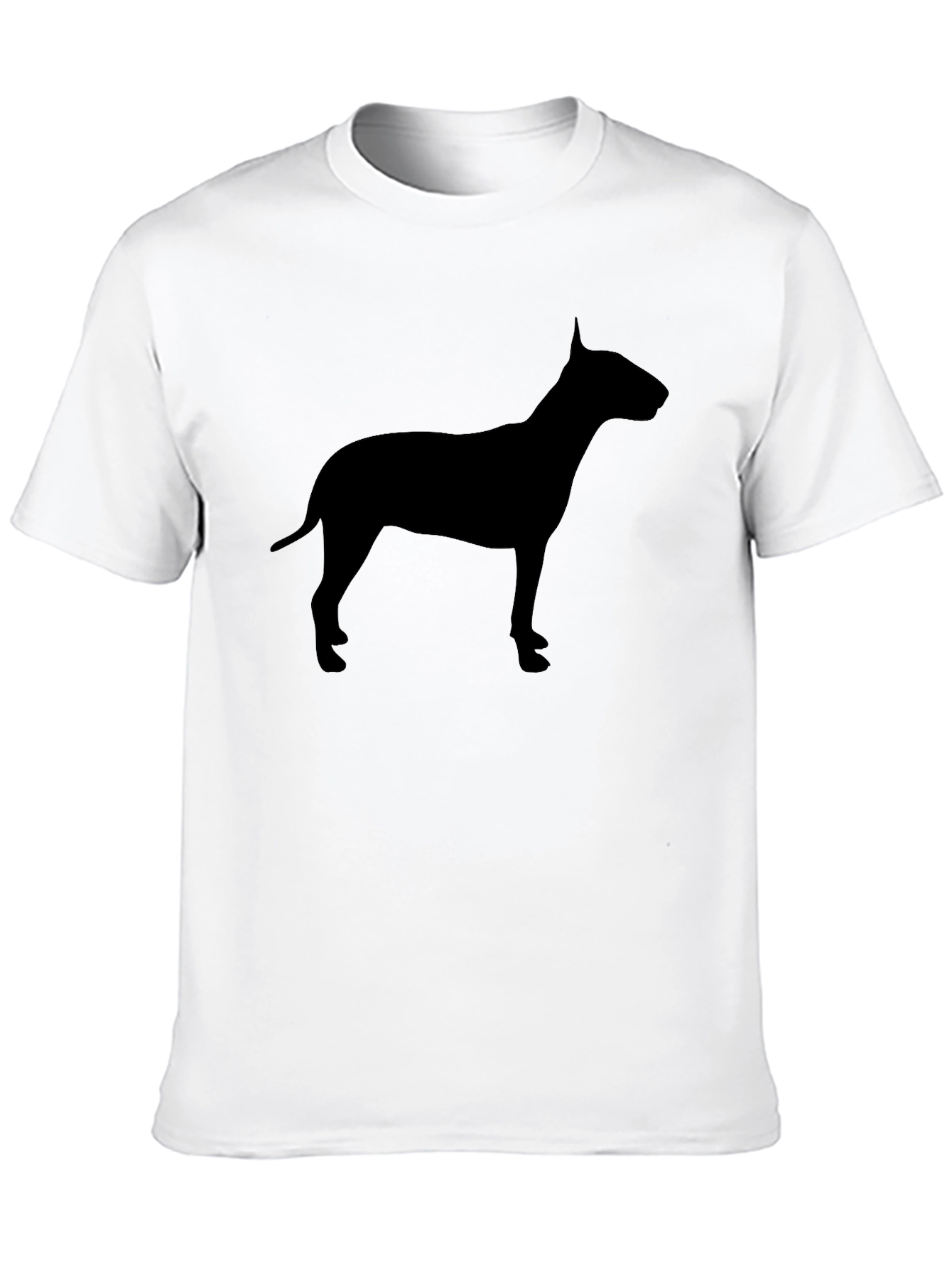 Bull Terrier Silhouette T-Shirt - Black