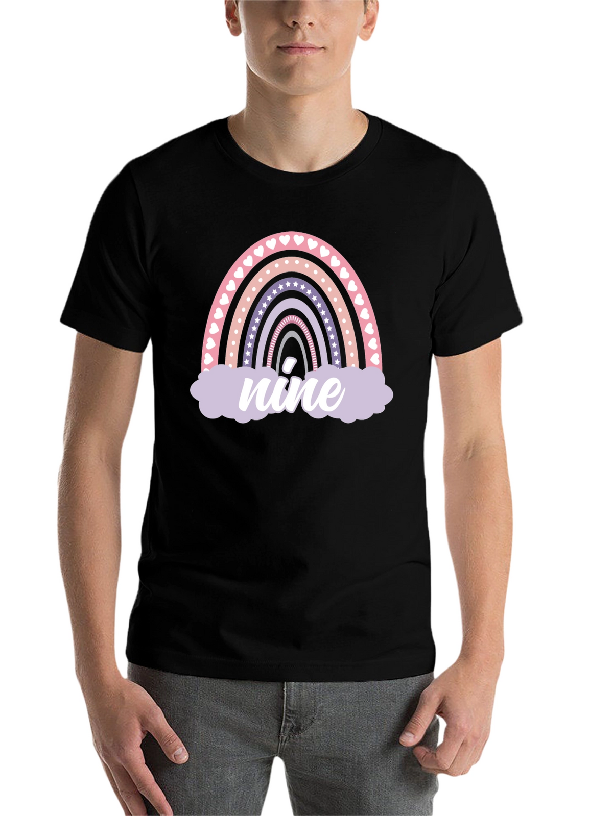 Rainbow Nine Birthday T-Shirt