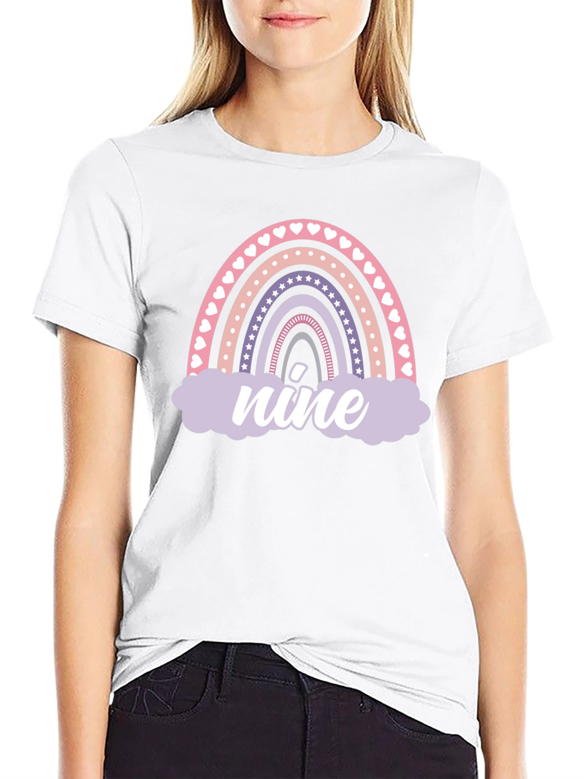 Rainbow Nine Birthday T-Shirt