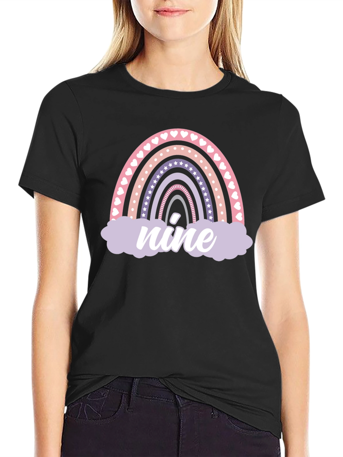 Rainbow Nine Birthday T-Shirt