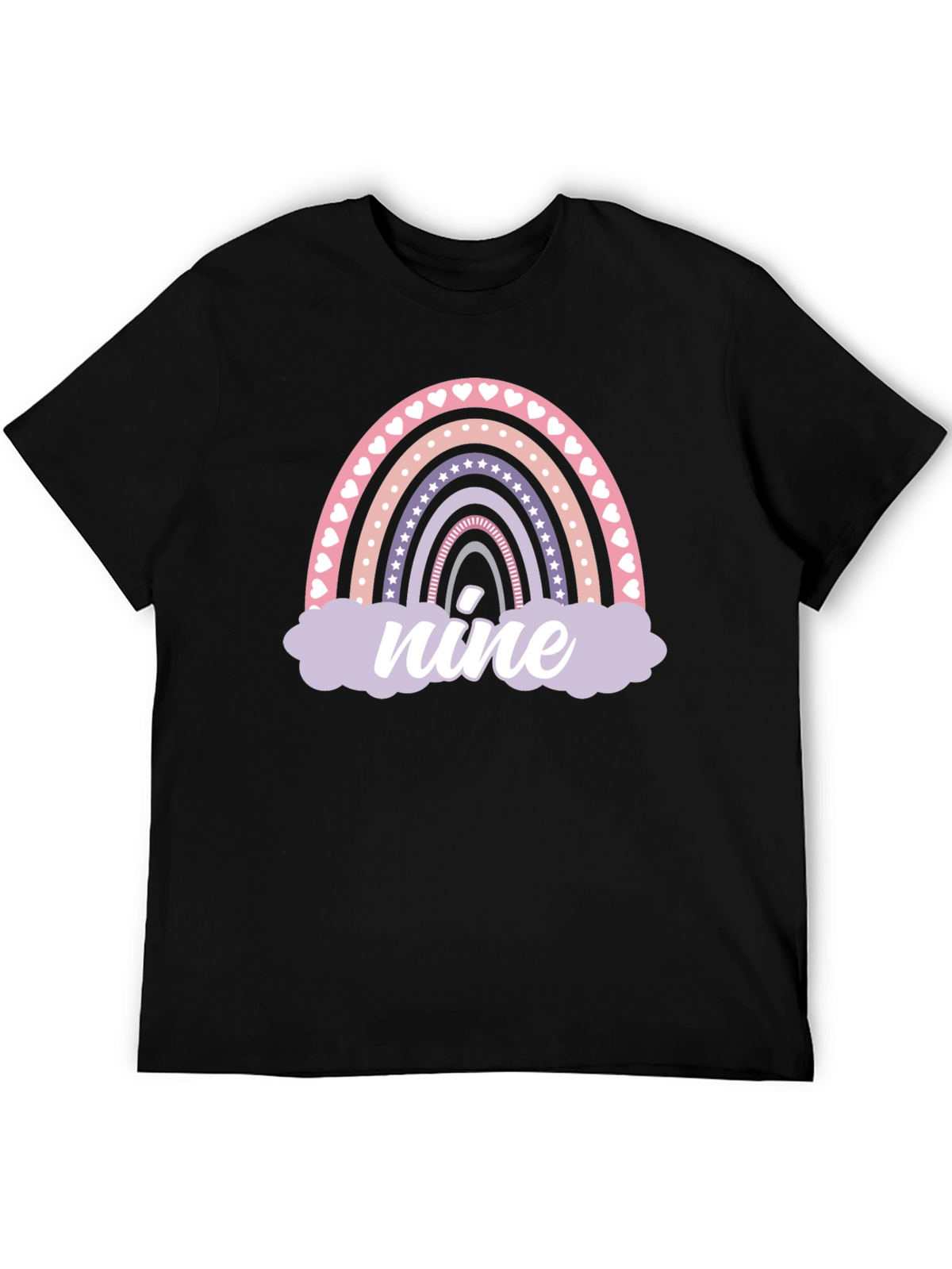Rainbow Nine Birthday T-Shirt