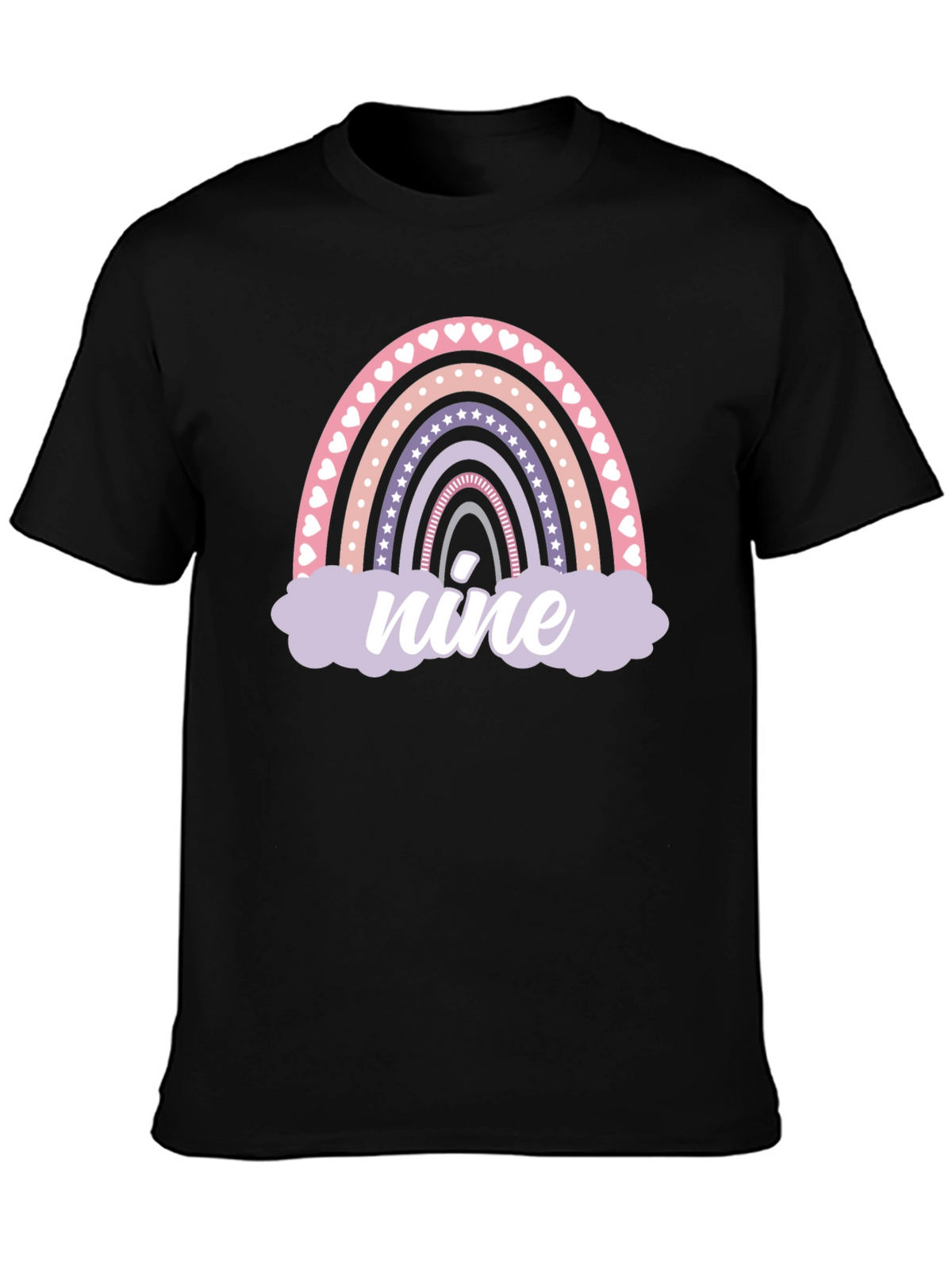 Rainbow Nine Birthday T-Shirt