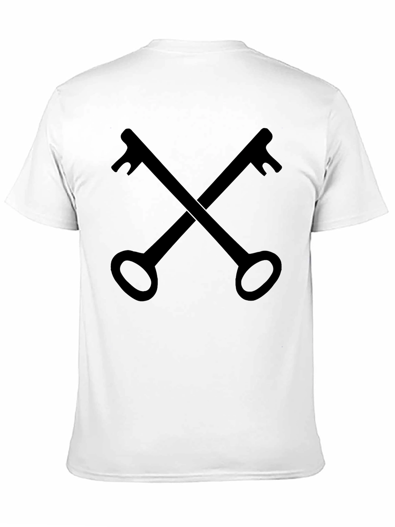 Crossed Keys Graphic Tee - Classic Black T-Shirt