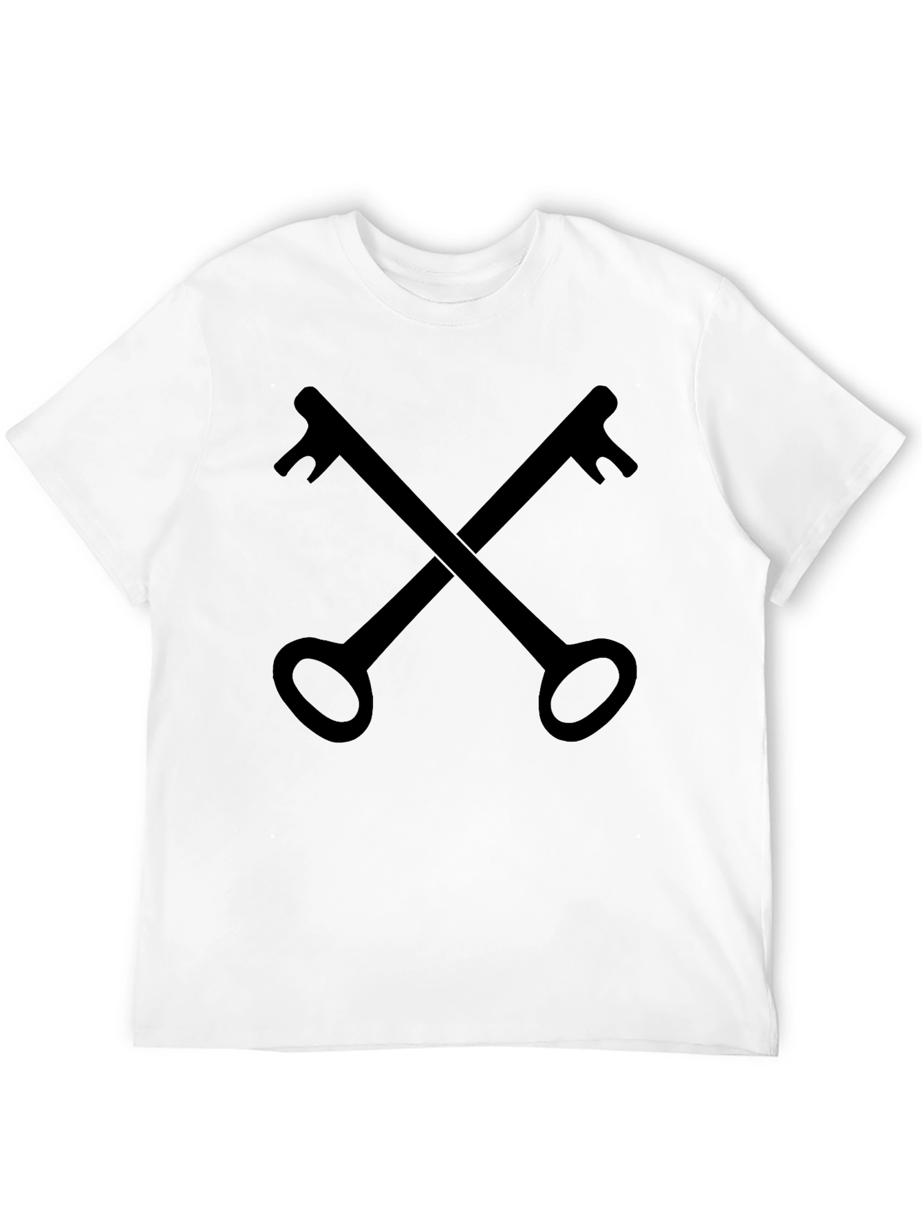 Crossed Keys Graphic Tee - Classic Black T-Shirt
