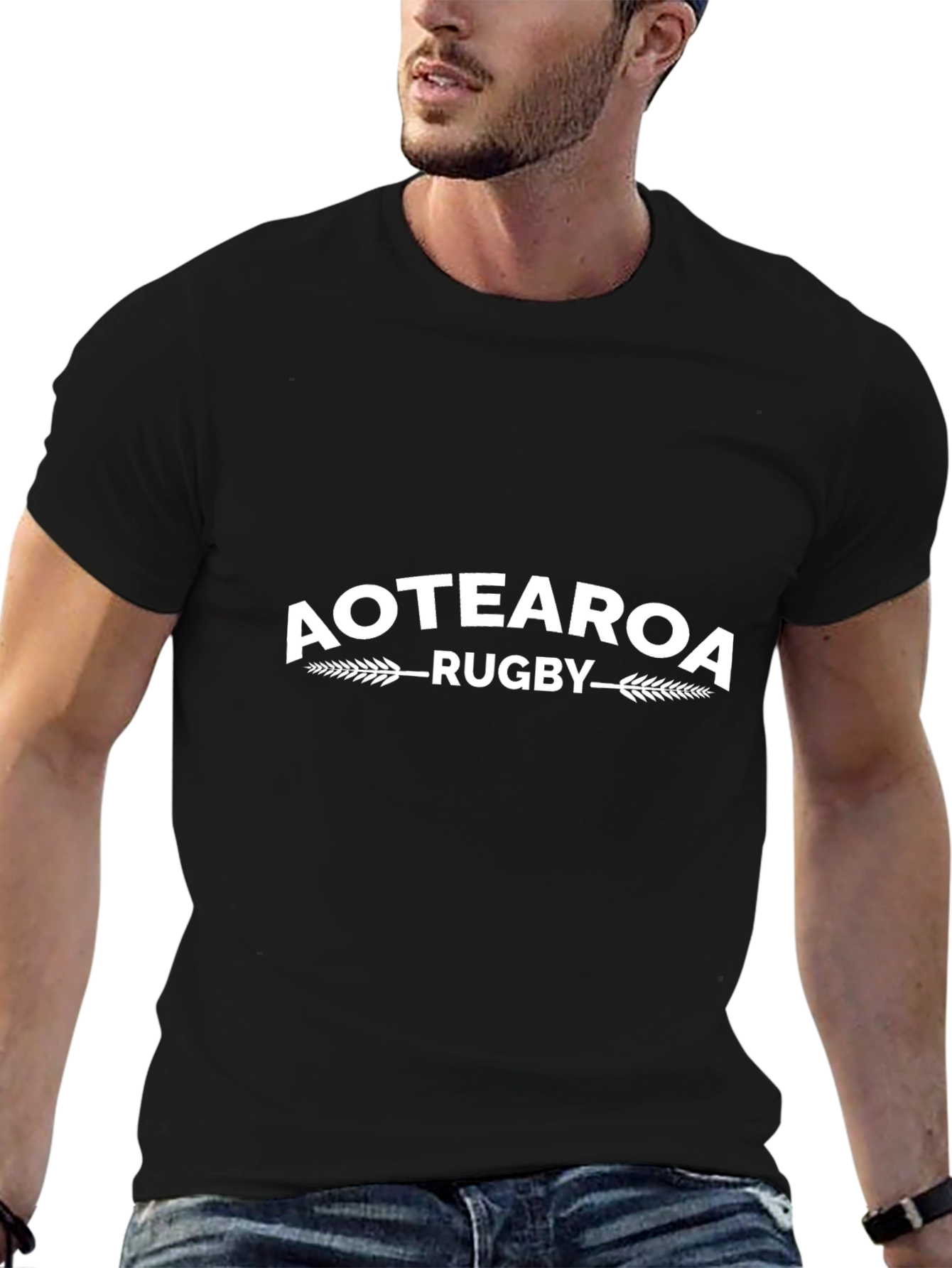 Aotearoa Rugby Black T-Shirt