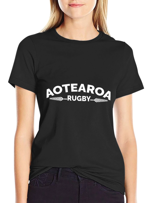 Aotearoa Rugby Black T-Shirt