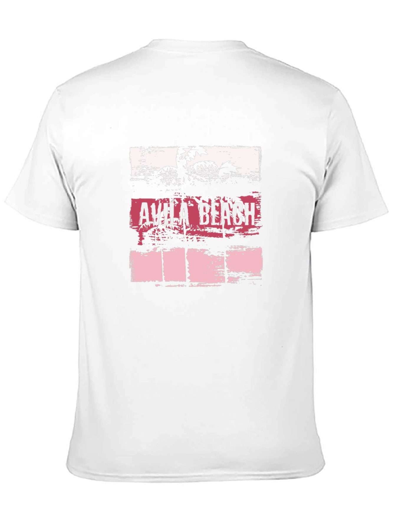 Avila Beach Graphic Tee - Black Cotton T-Shirt
