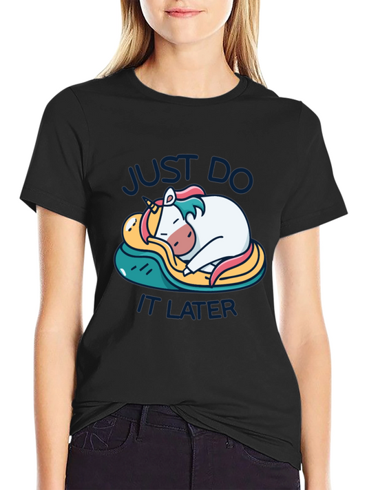 Unicorn Nap T-Shirt - Just Do It Later